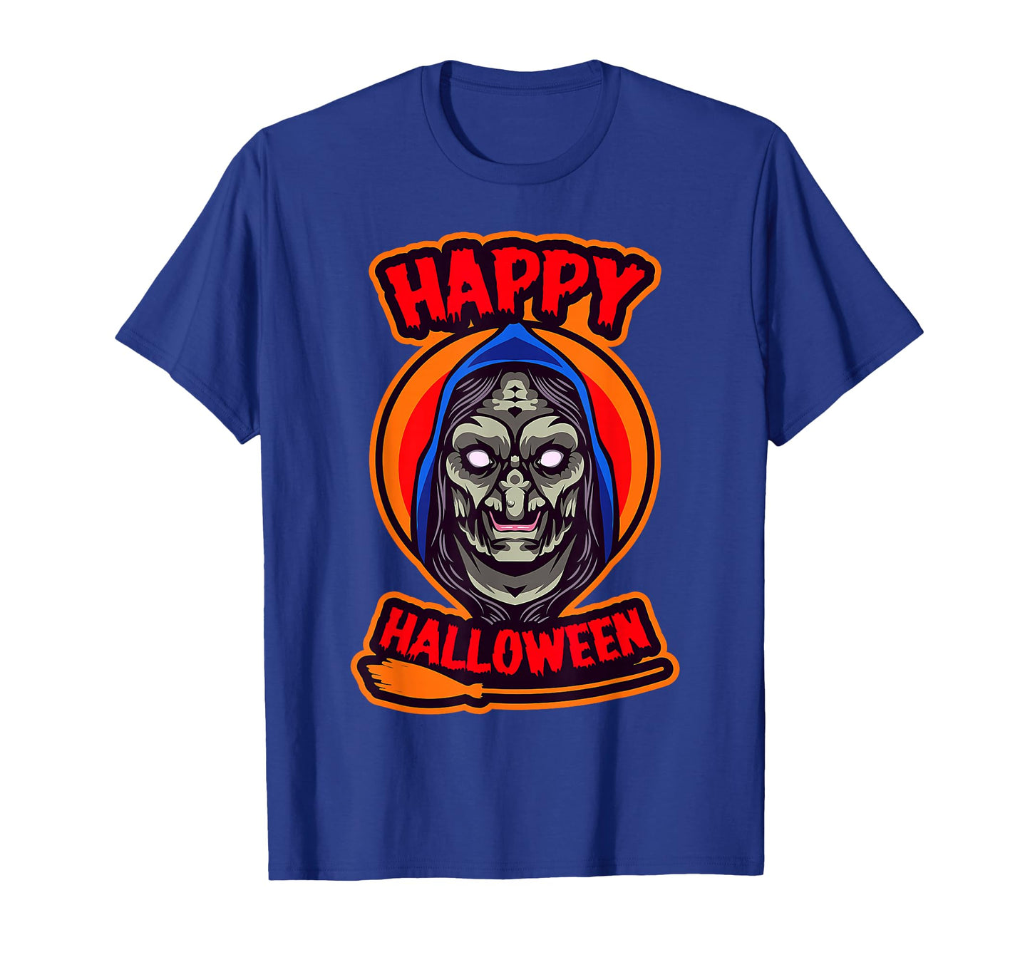 Witch Happy Halloween Costume Witches Dad Mom Kid Boys Girls T-Shirt