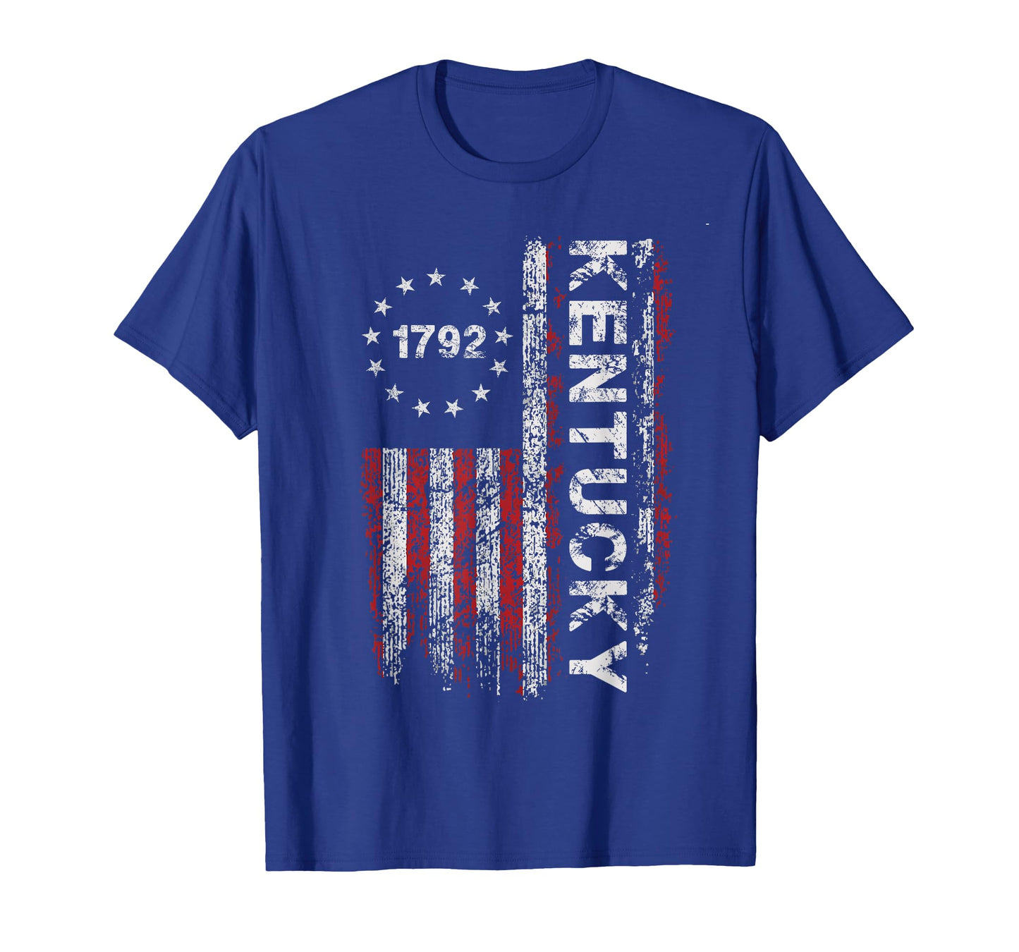 1792 Kentucky State US Flag Vintage For Men Women Youth T-Shirt