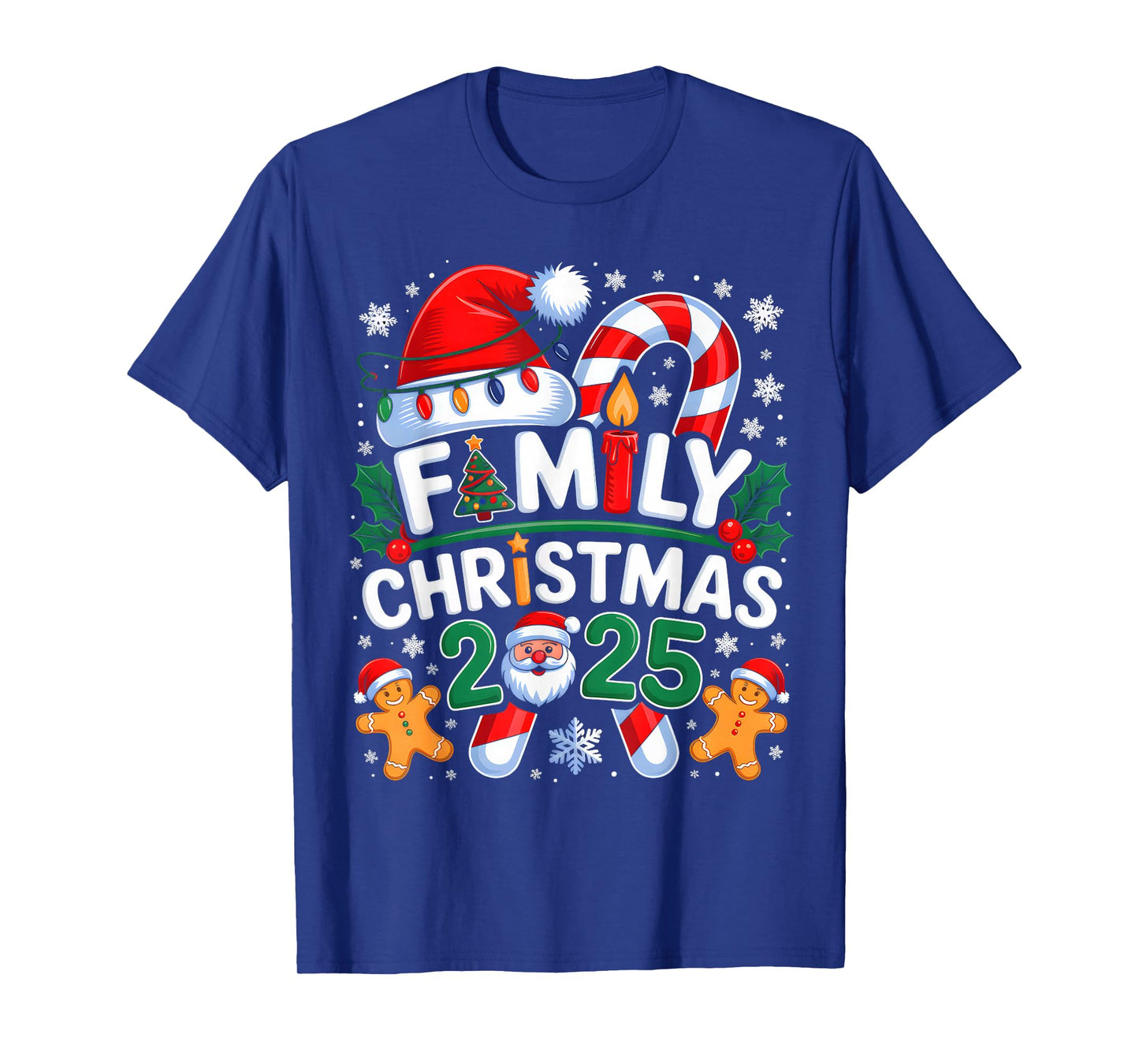 Christmas 2025 Family Matching Xmas Team Santa Squad 2025 T-Shirt