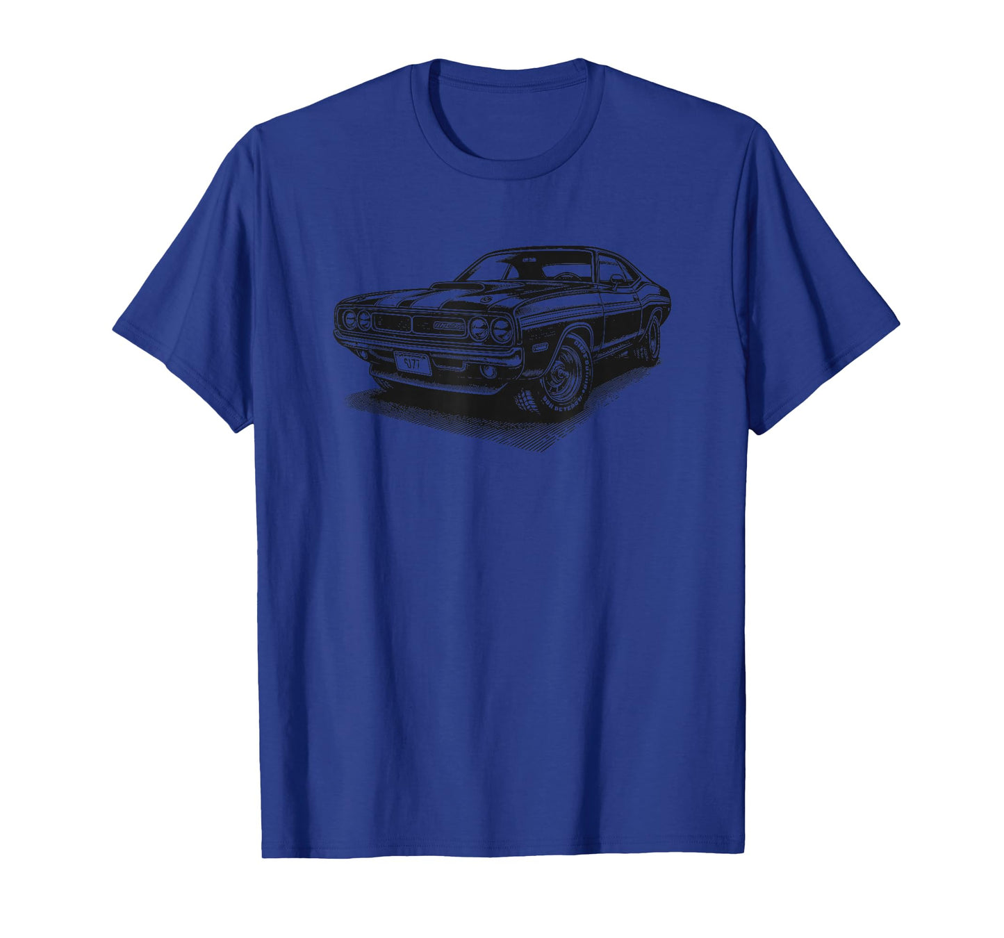 Classic American Muscle Car Retro Vintage 60s 70s Car Lover T-Shirt