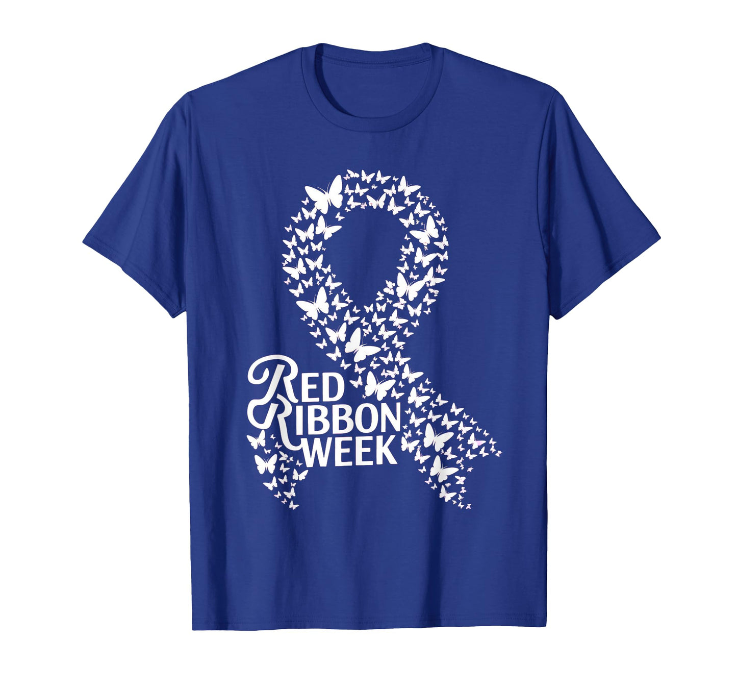 Red Ribbon Week 2025 HOPE LOVE SUPPORT Red Ribbon Week T-Shirt