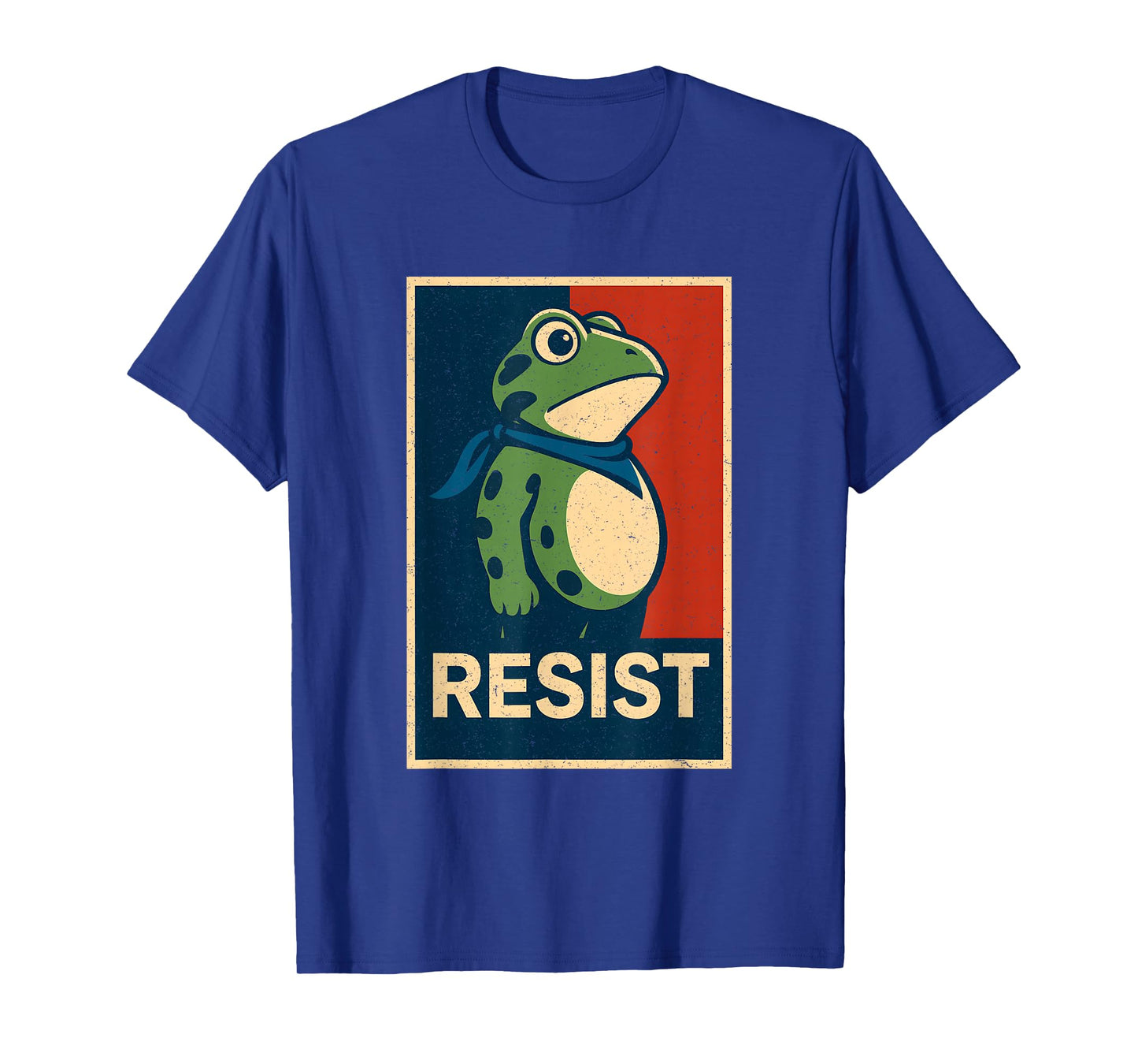 Portland Frog Protest Retro Vintag T-Shirt