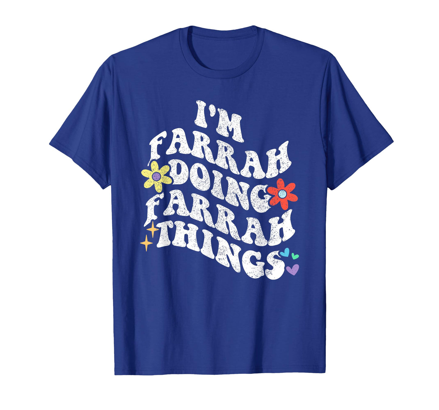Retro Groovy Im FARRAH Doing FARRAH Things Funny Mother's T-Shirt