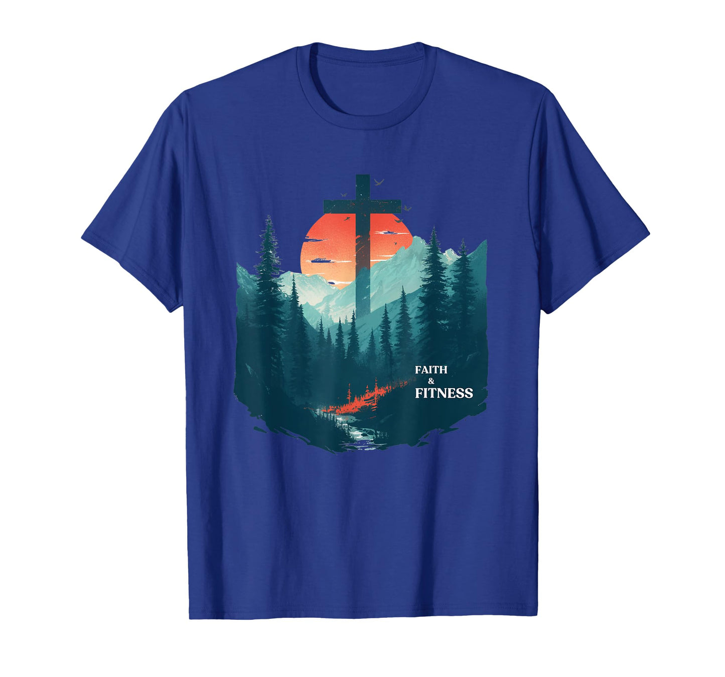 Faith & Fitness Christian - Workout Motivation Gym Apparel T-Shirt