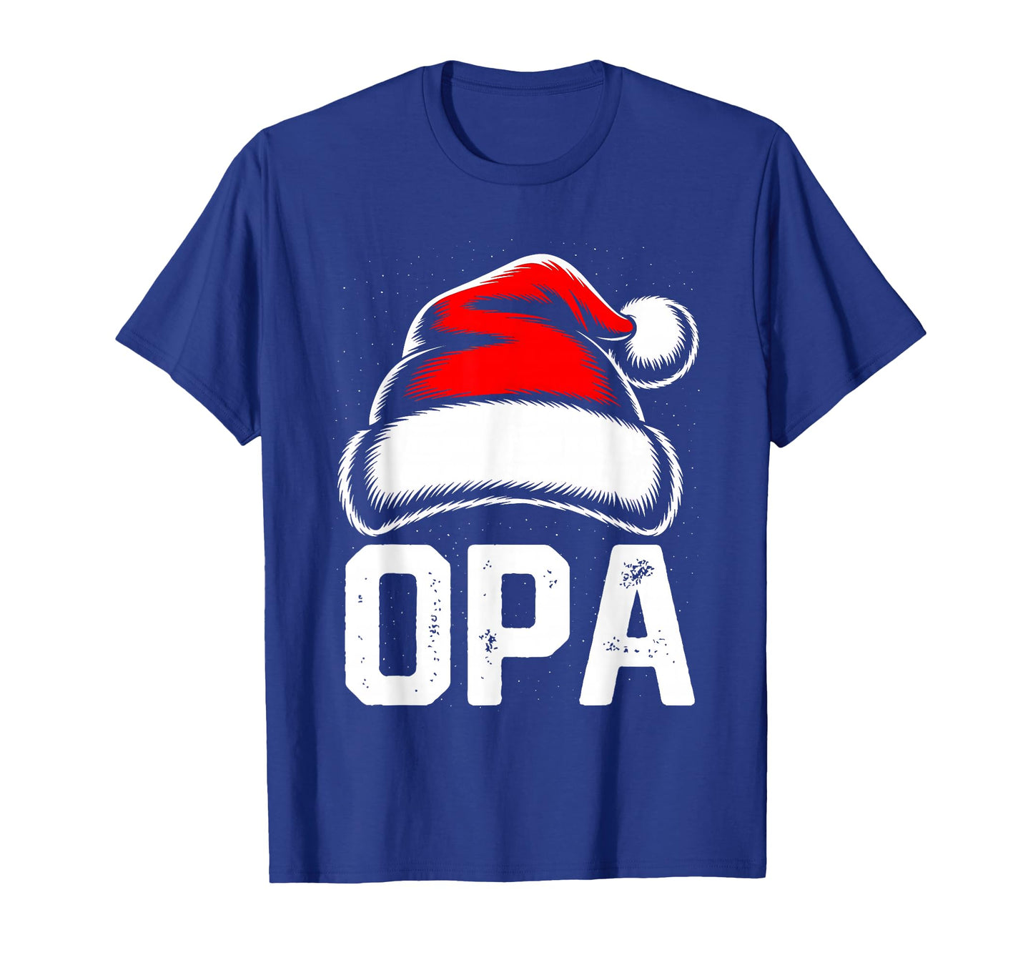 Opa Santa Christmas Family Matching Pajamas Xmas Squad T-Shirt