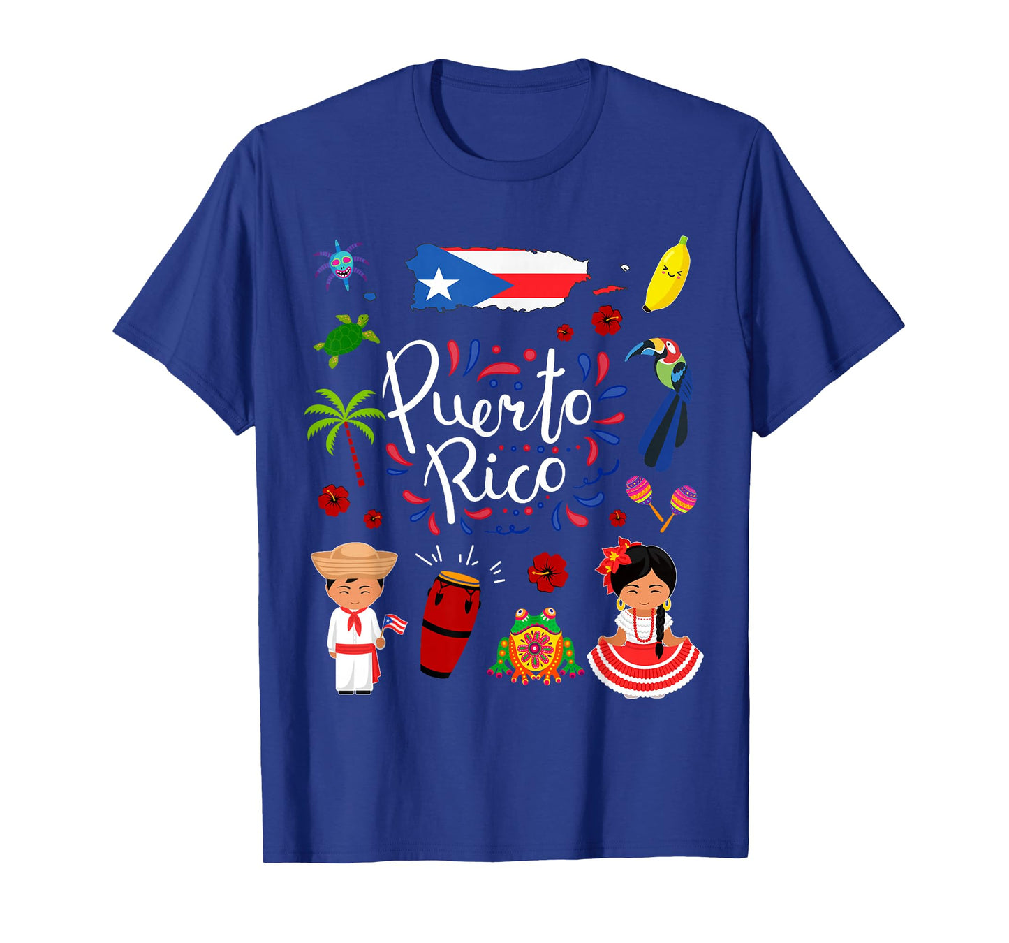 Puerto Rican Culture Outfit Idea Puerto Rico Flag kids T-Shirt