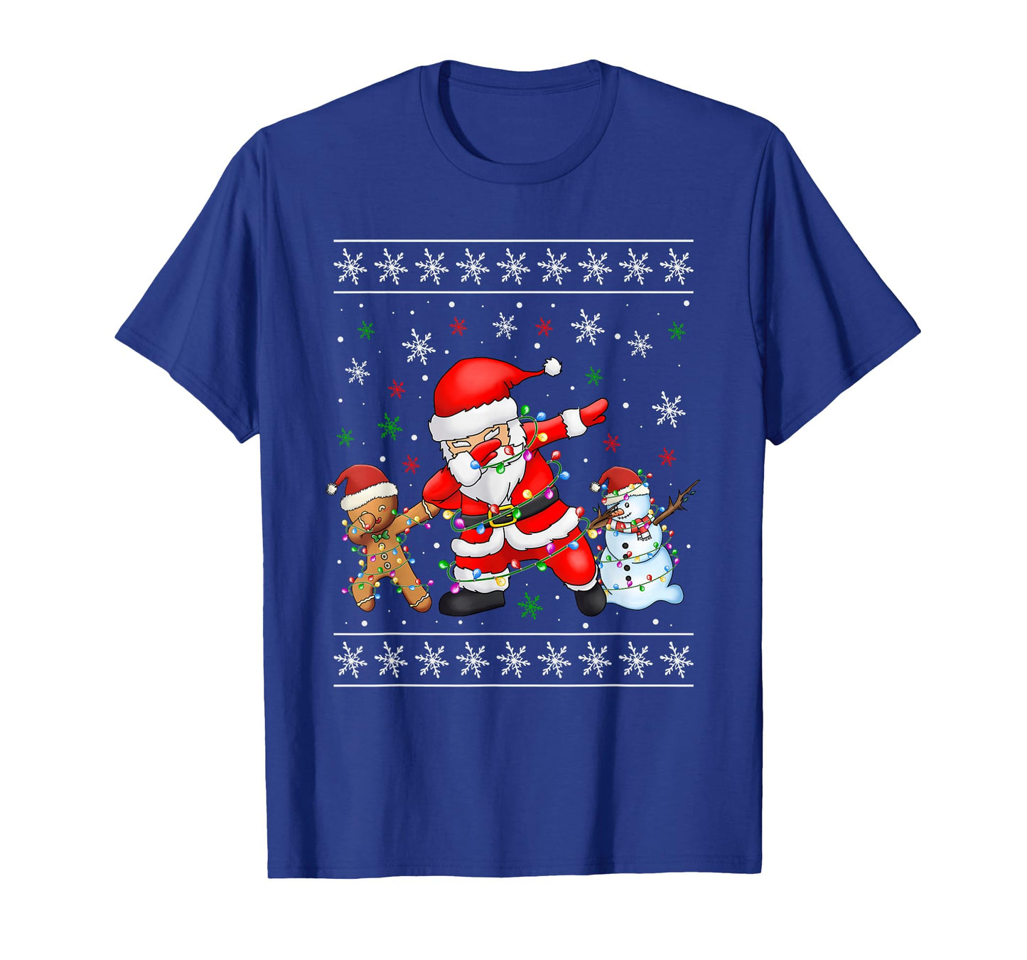 Funny Dabbing Santa Christmas boy Men Girl T-Shirt