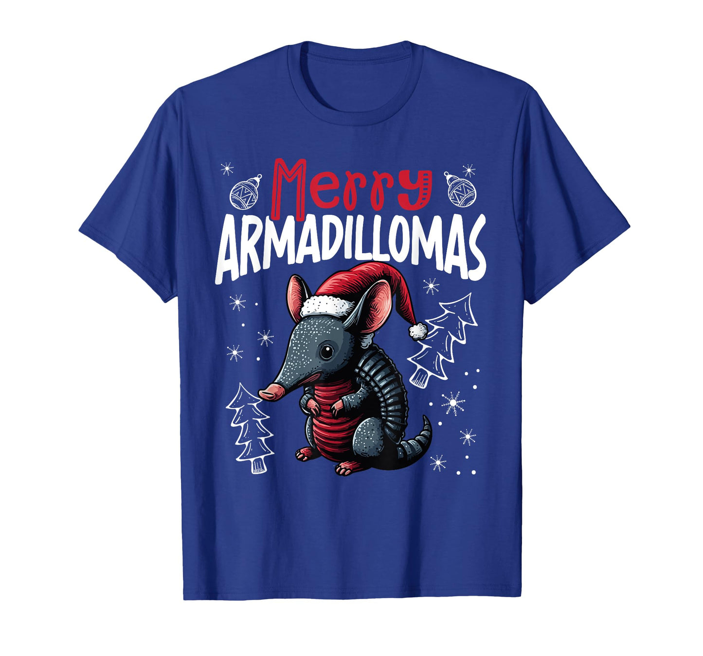 Merry Armadillomas Funny Christmas Armadillo T-Shirt