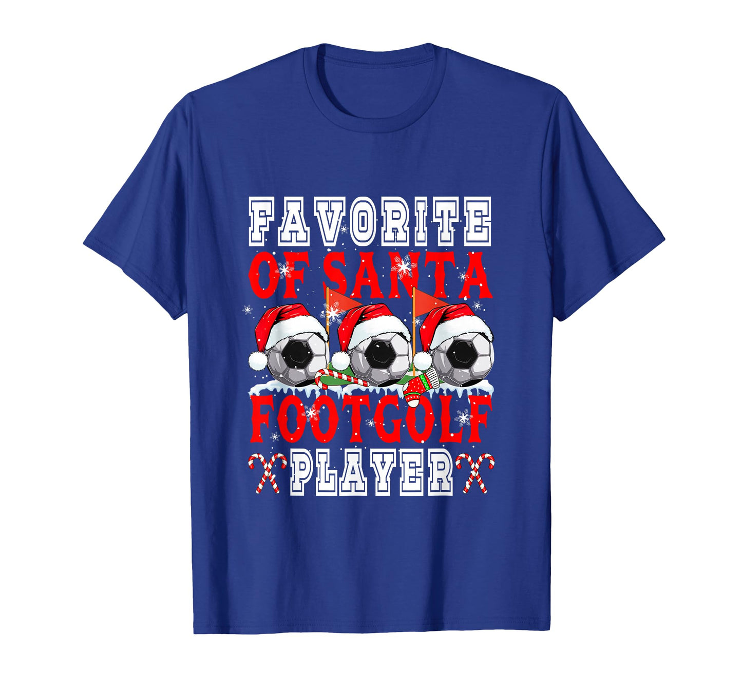 Favorite of Xmas Santa Funny Footgolf Player Matching Team T-Shirt