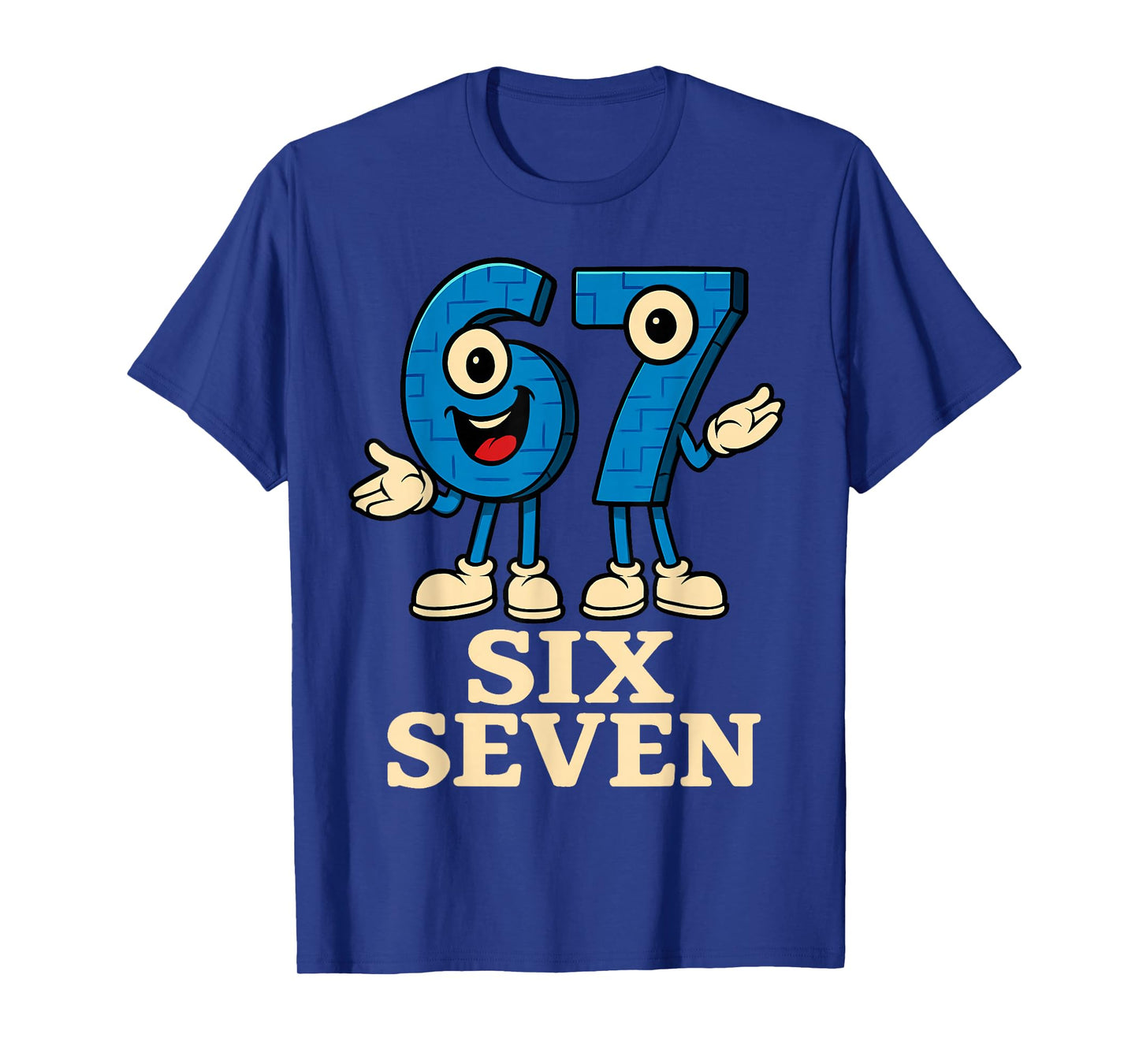 67 Six Seven 6-7 - Funny Italian Brainrot Kids Gaming Meme T-Shirt