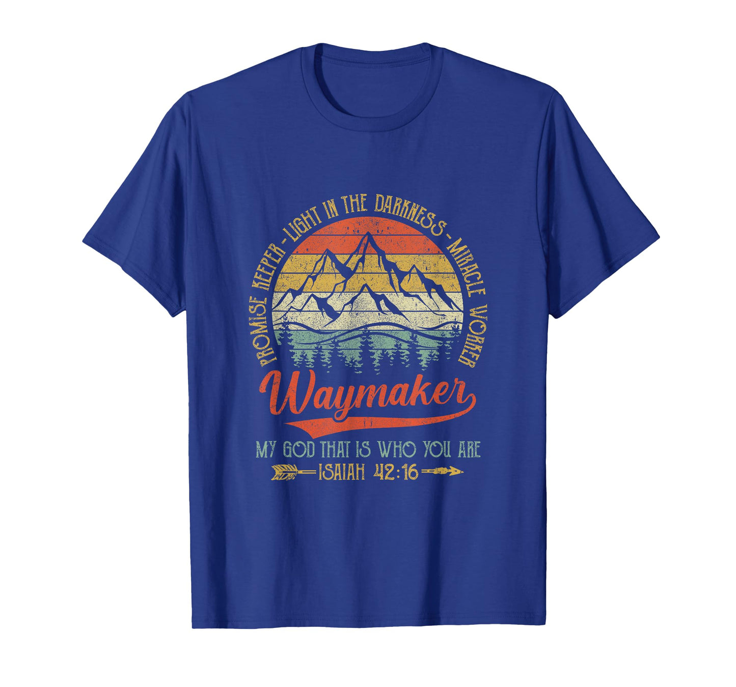Waymaker Miracle Worker Promise Keeper Christian T-Shirt