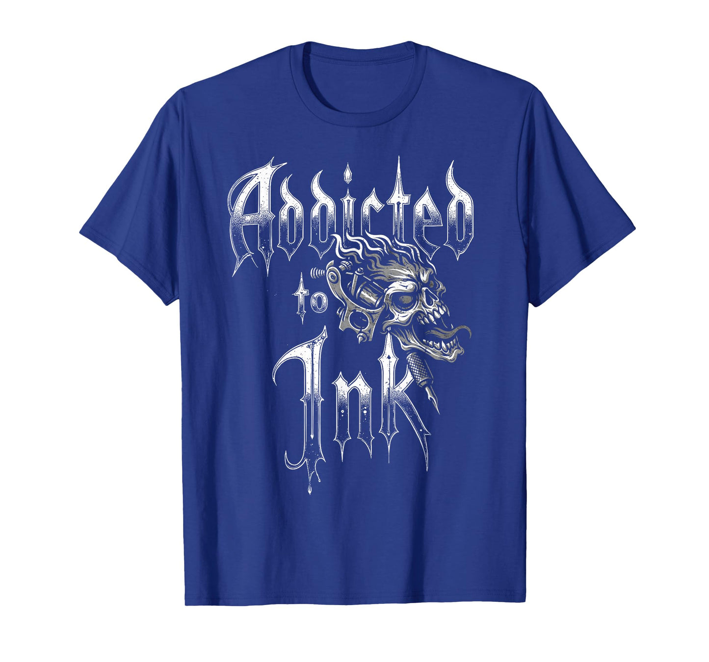 Addicted to Ink Tattoo Artist Gothic Style Tee Tattoos Fan T-Shirt