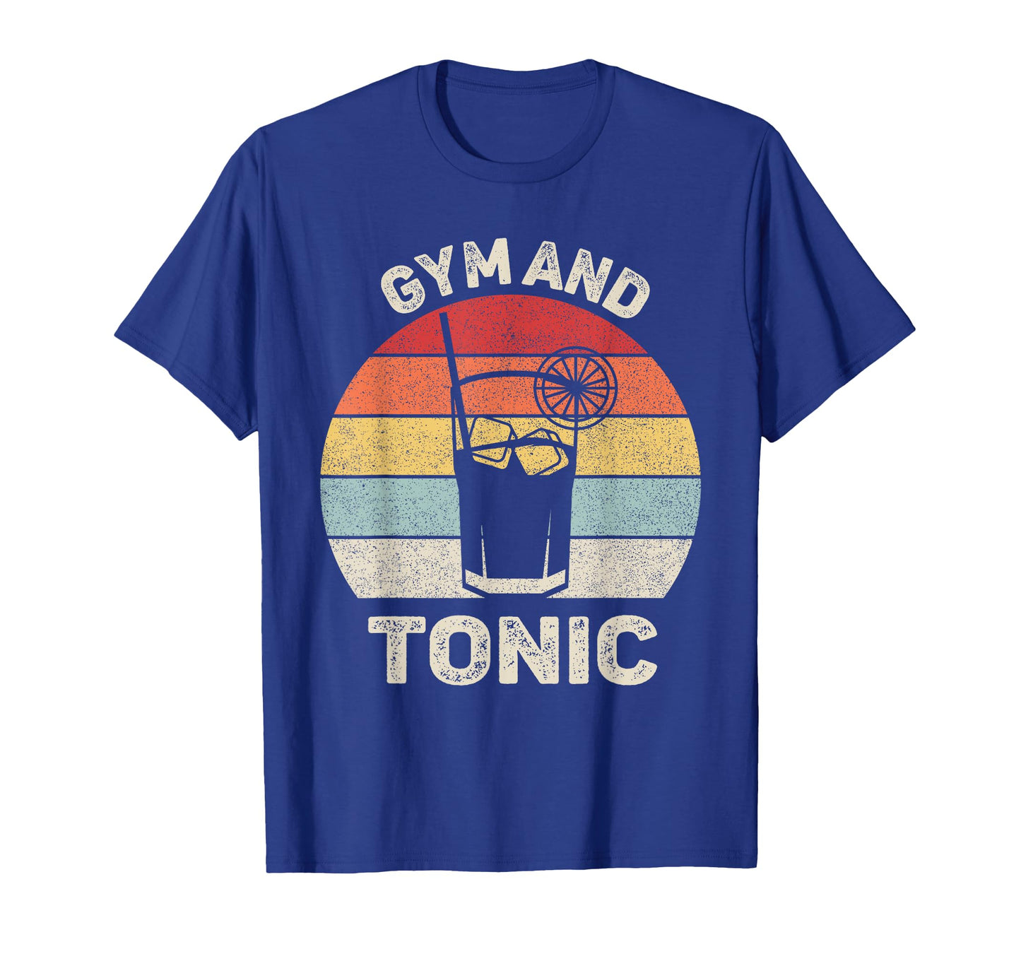 Vintage Retro Gym And Tonic Shirt Fitness Lovers T-Shirt