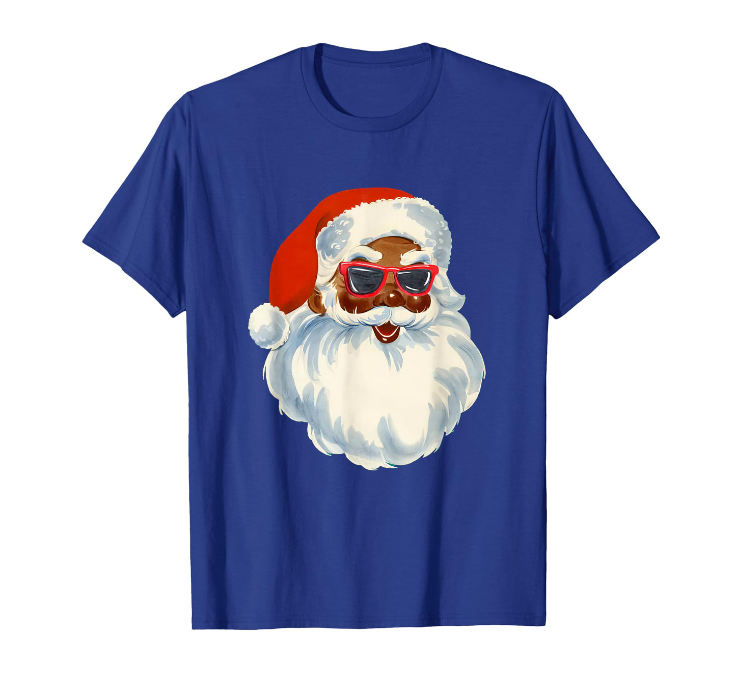 Funny Santa Face Christmas Family Matching Pajamas Women Men T-Shirt
