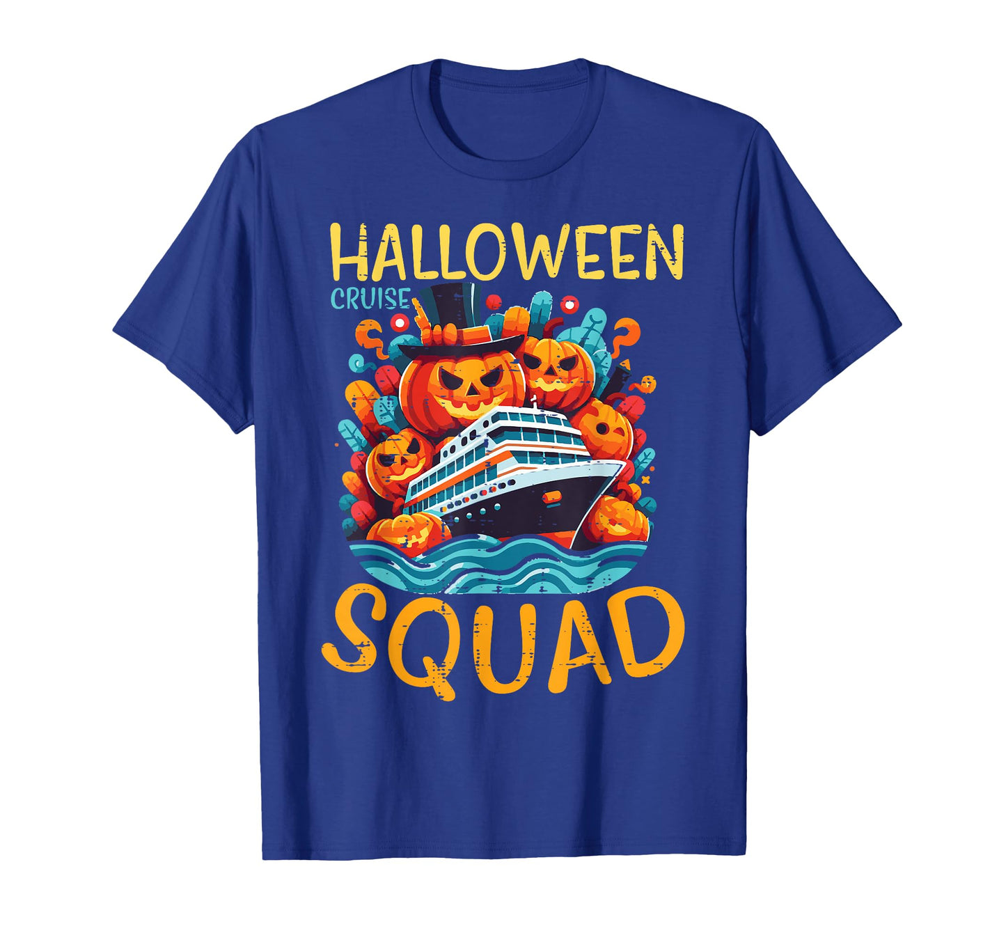 Halloween Cruise Squad Crew Costume Family Men Women Kids T-Shirt