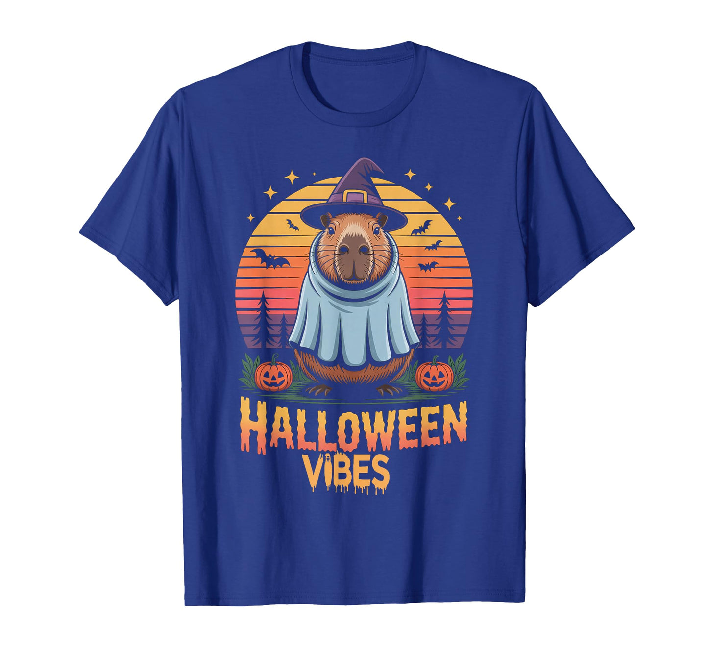 Cabybara Halloween Vibes Witch Costume Capy T-Shirt