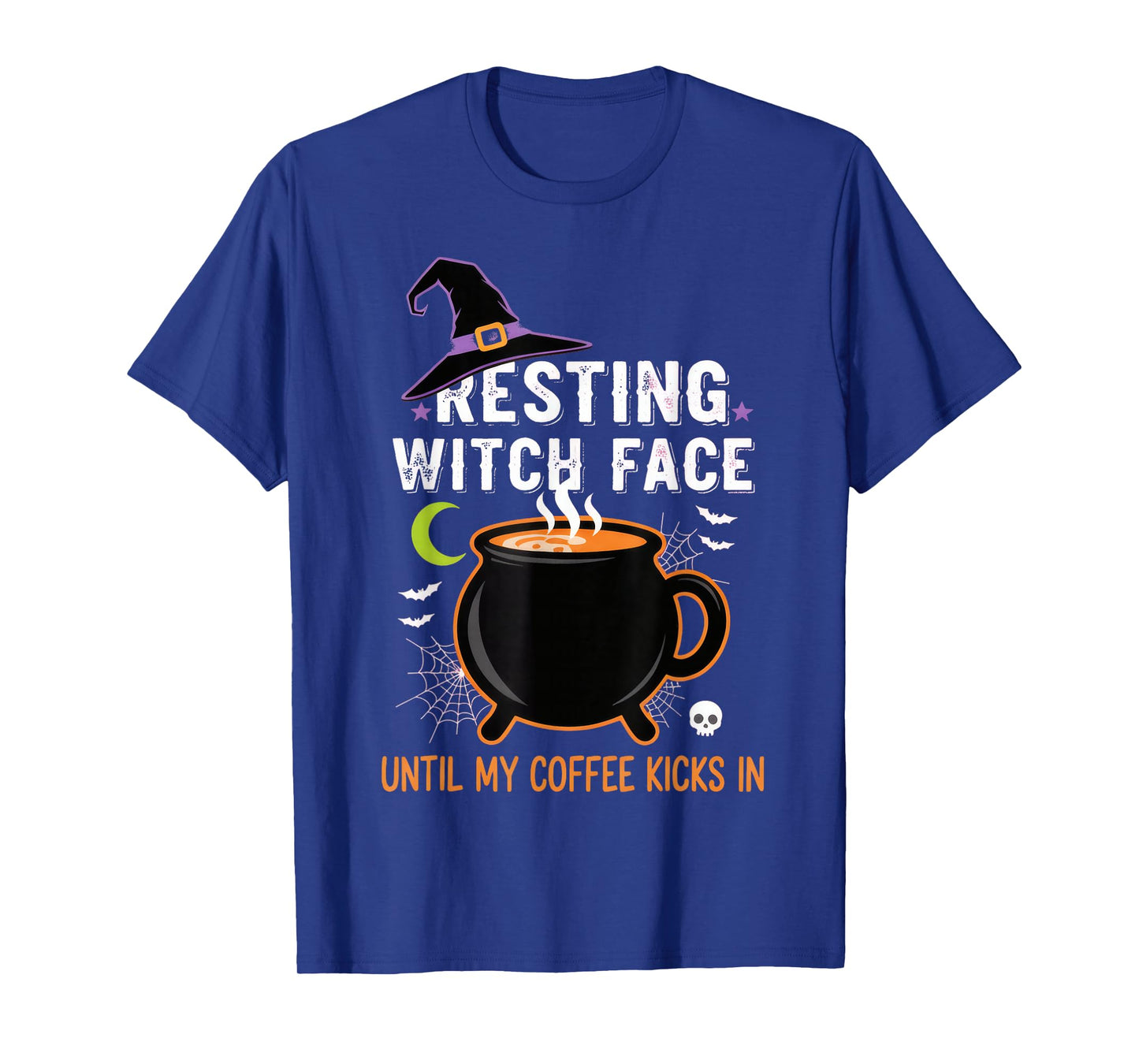 Resting Witch Face Coffee Halloween Coffee Drinkers T-Shirt