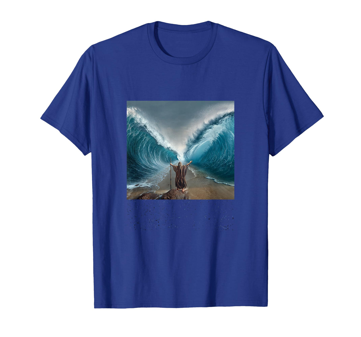 Moses Splitting Red Sea Religious Art History T-Shirt