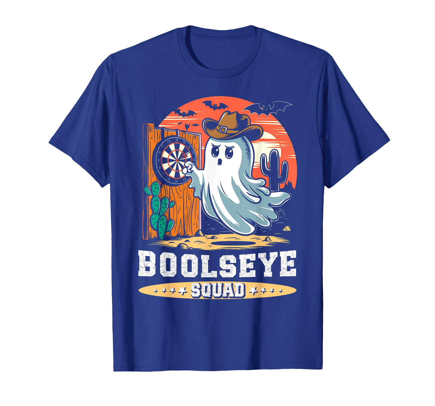 Boolseye Squad Halloween Darts Ghost Bullseye Player Darts T-Shirt