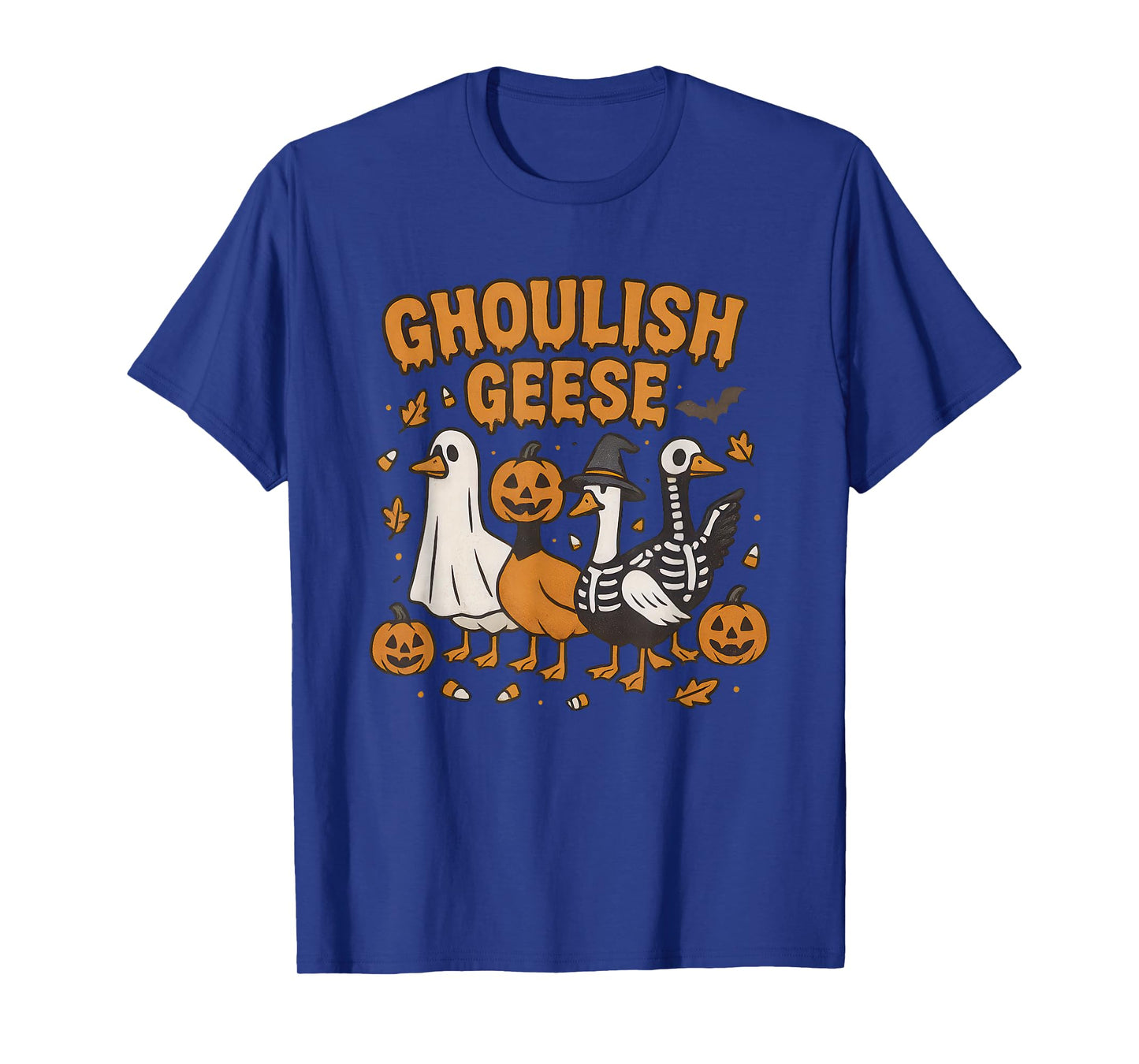 Ghoulish Geese Halloween Funny Goose Costume T-Shirt