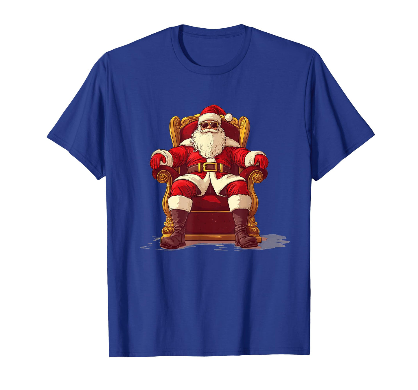 Casual Looking Santa with Sunglasses for Royal Throne Fans T-Shirt