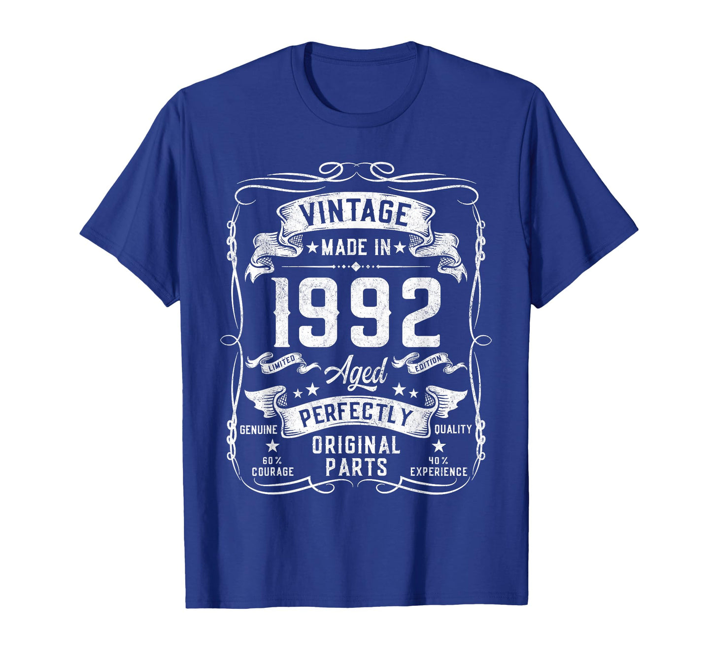 33rd Birthday Gifts for Men 33yr 33 Years Old Vintage 1992 T-Shirt