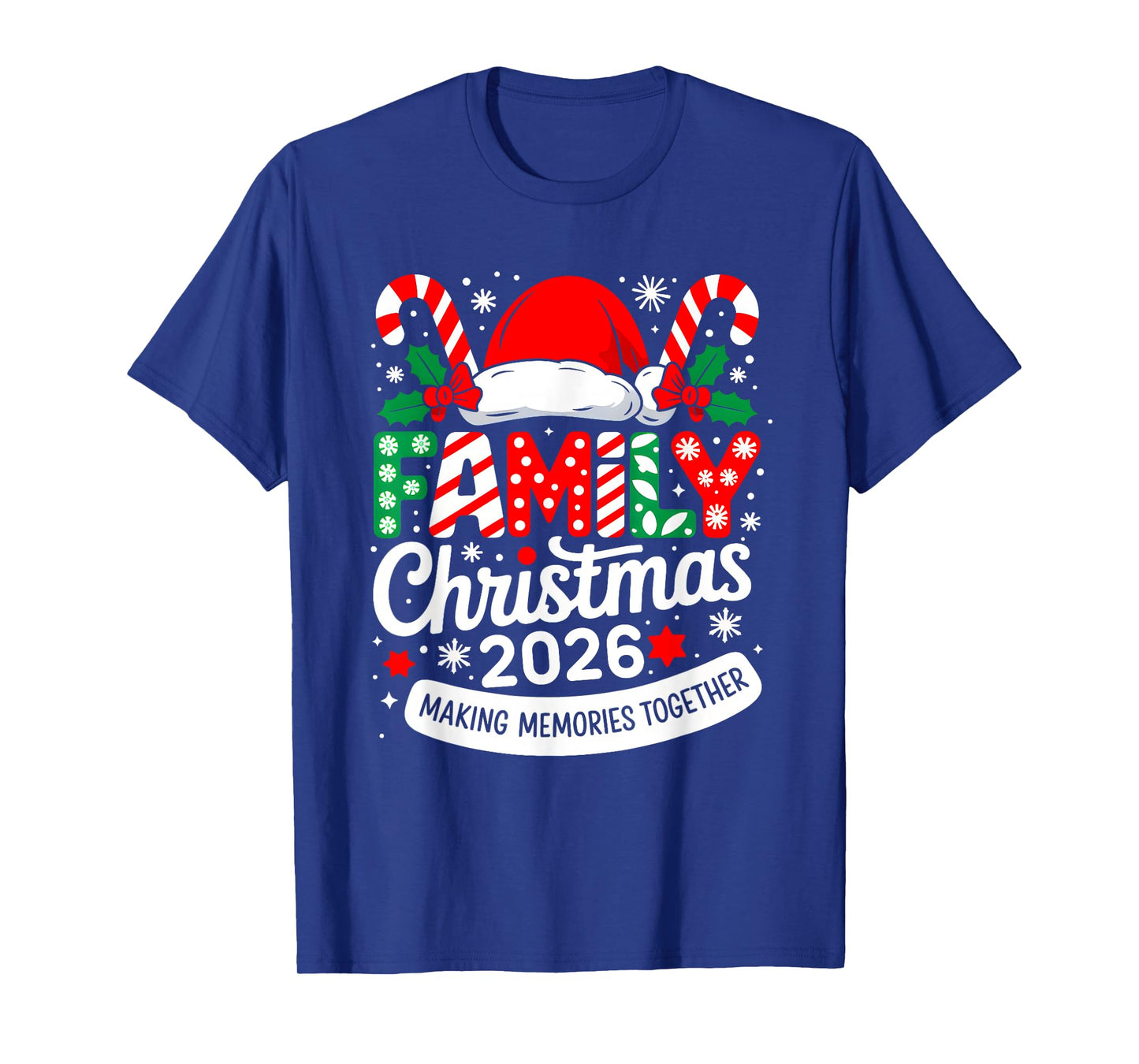 Family Christmas 2026 Matching Costume Together Xmas Squad T-Shirt