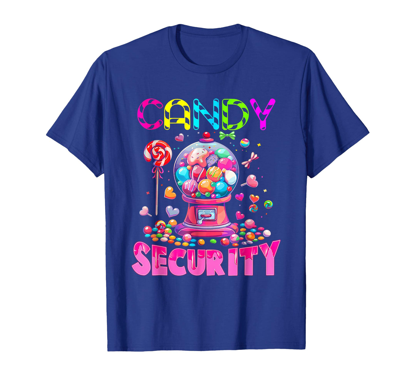 Candy Security Candyland Costume Kids Teens Adult T-Shirt