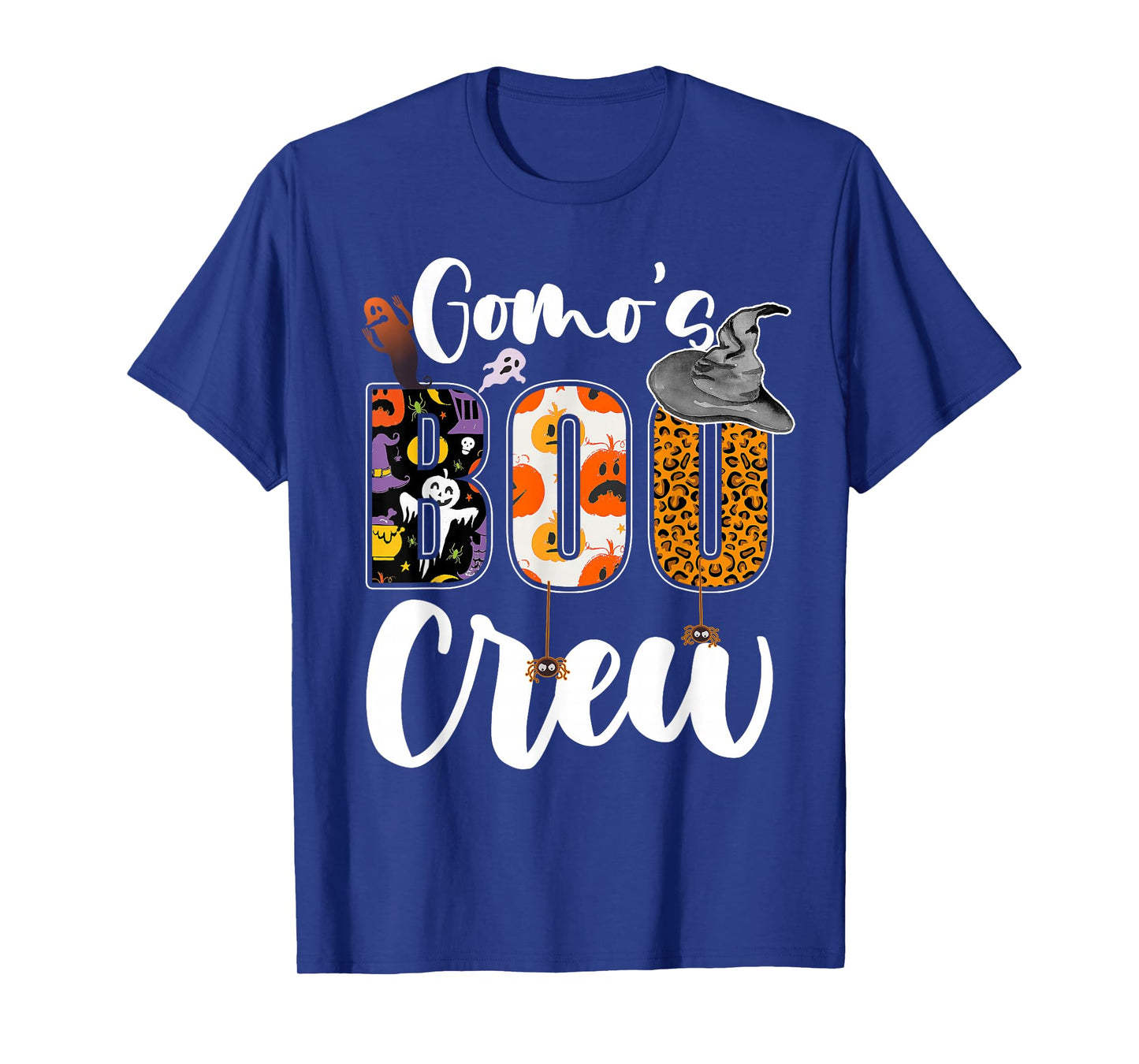 Gomo's Boo Crew Halloween Aunt Nephew Niece Matching T-Shirt