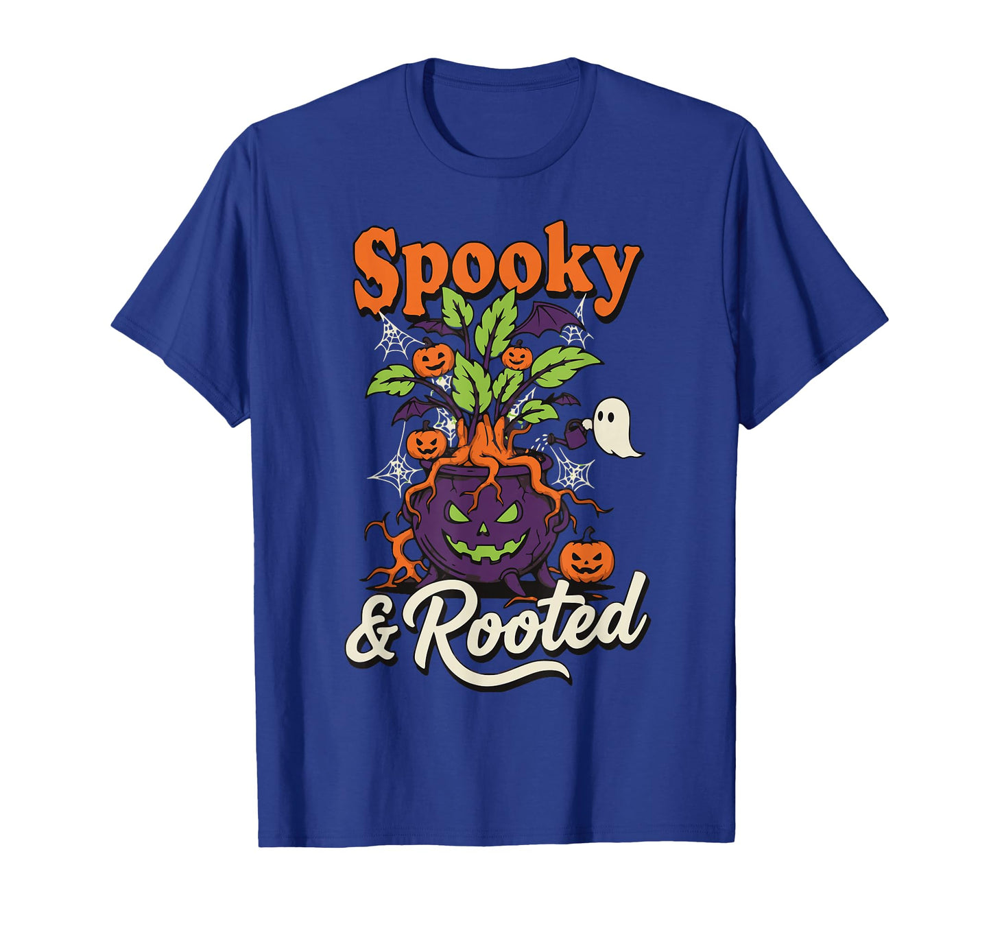 Spooky Rooted Halloween Plant Lover, Gardener, Plant dad T-Shirt