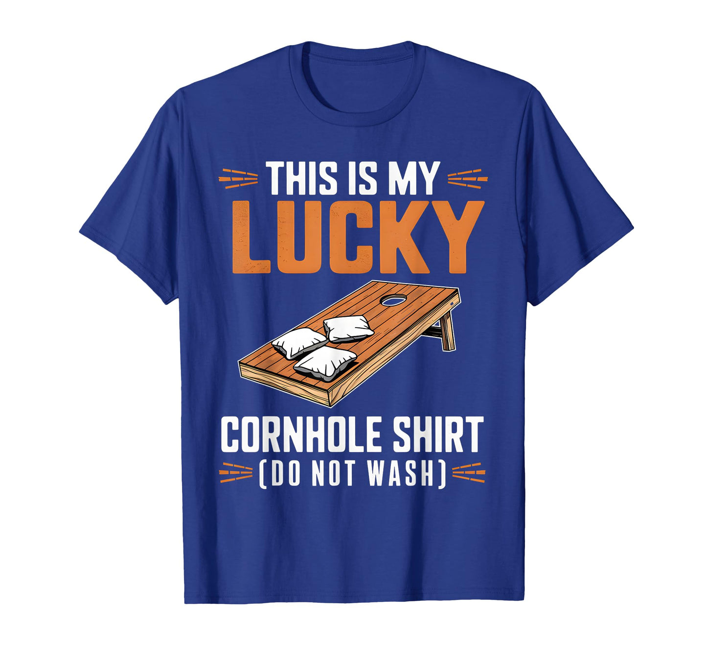 Funny This Is My Lucky Cornhole Shirt Cornhole Game Lover T-Shirt