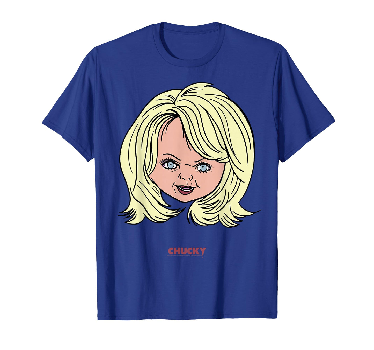 Chucky Tiffany Big Face Portrait T-Shirt