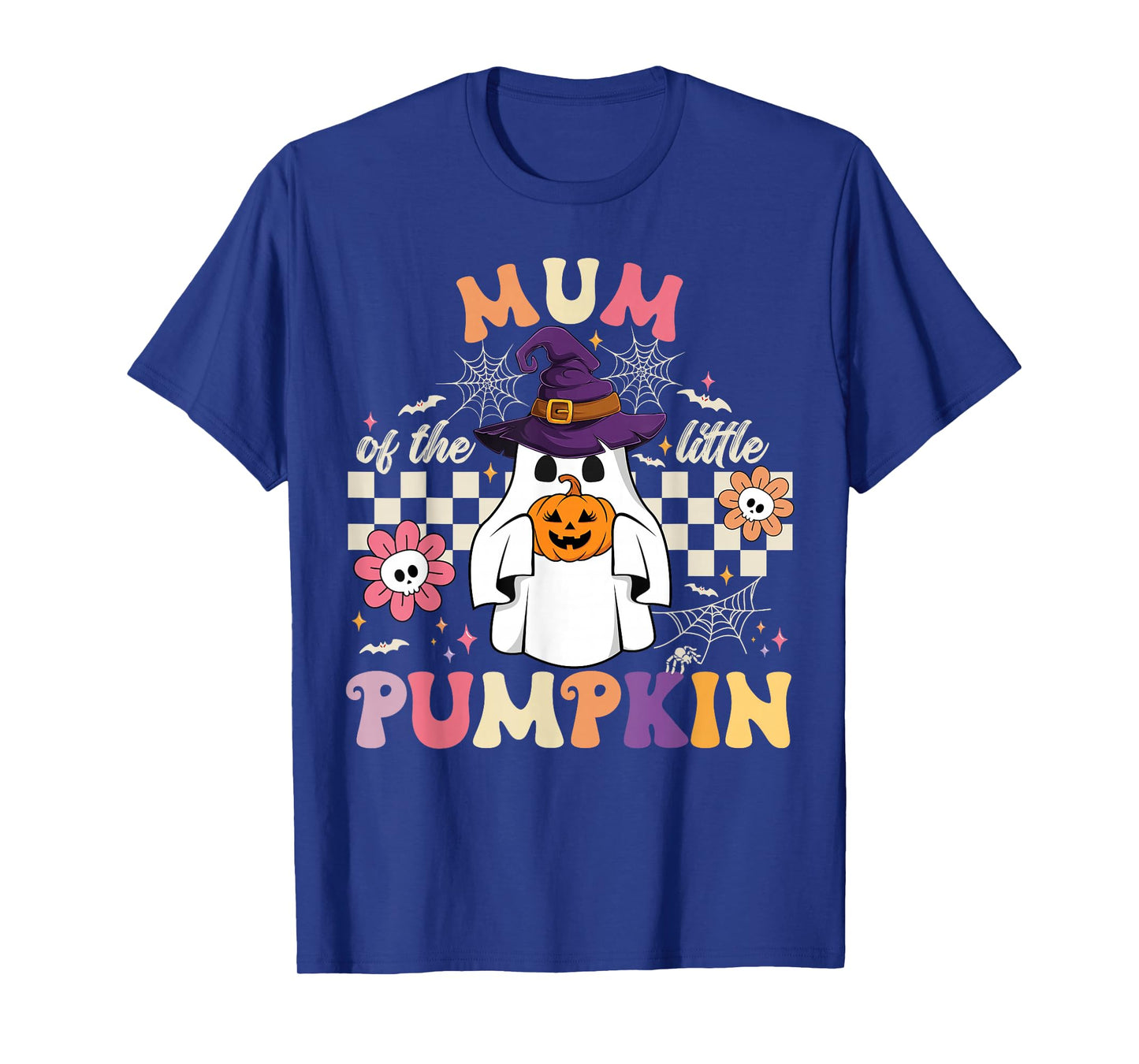 Mum of The Little Pumpkin Halloween Spooky Ghost T-Shirt