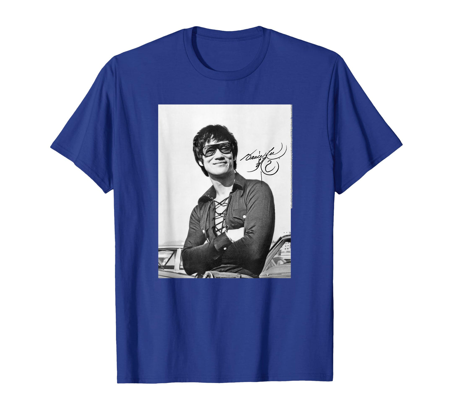 Bruce Lee Black and White Vintage Portrait Cool Pose 1970's T-Shirt