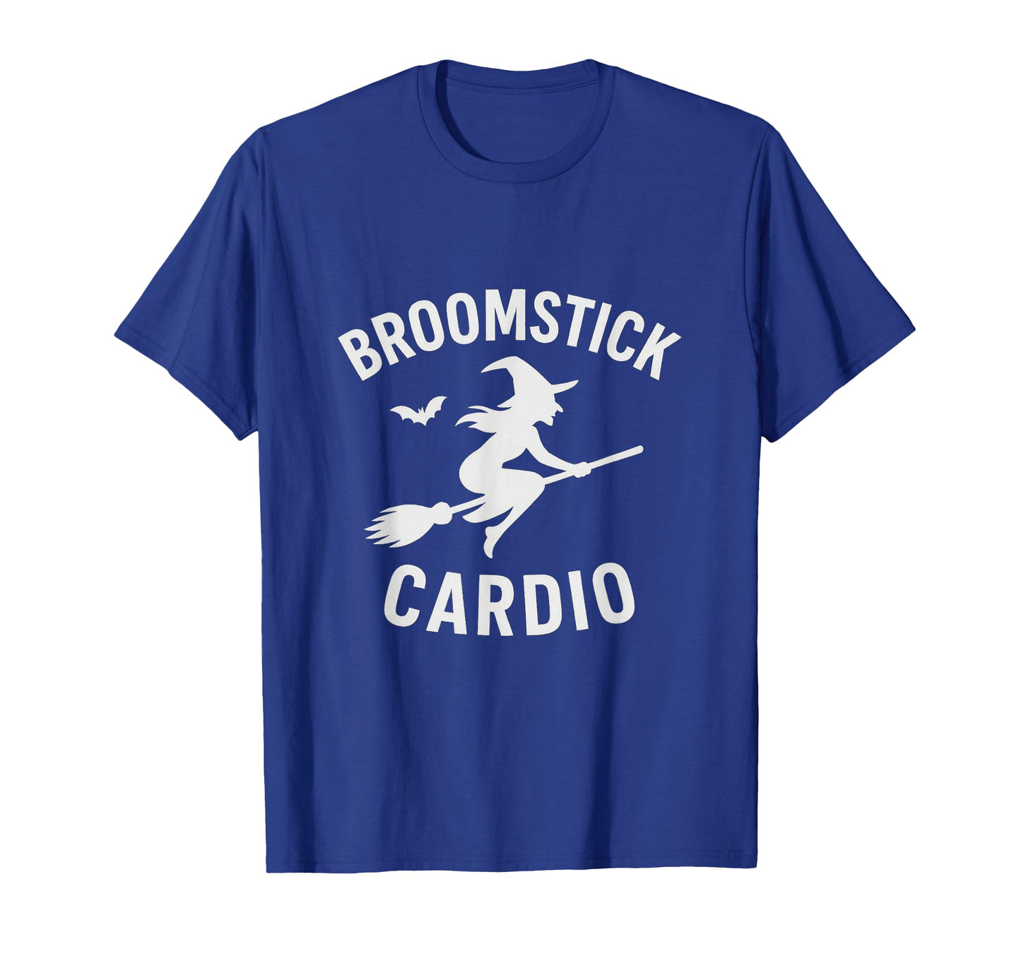 Broomstick Cardio Witch Halloween Workout T-Shirt
