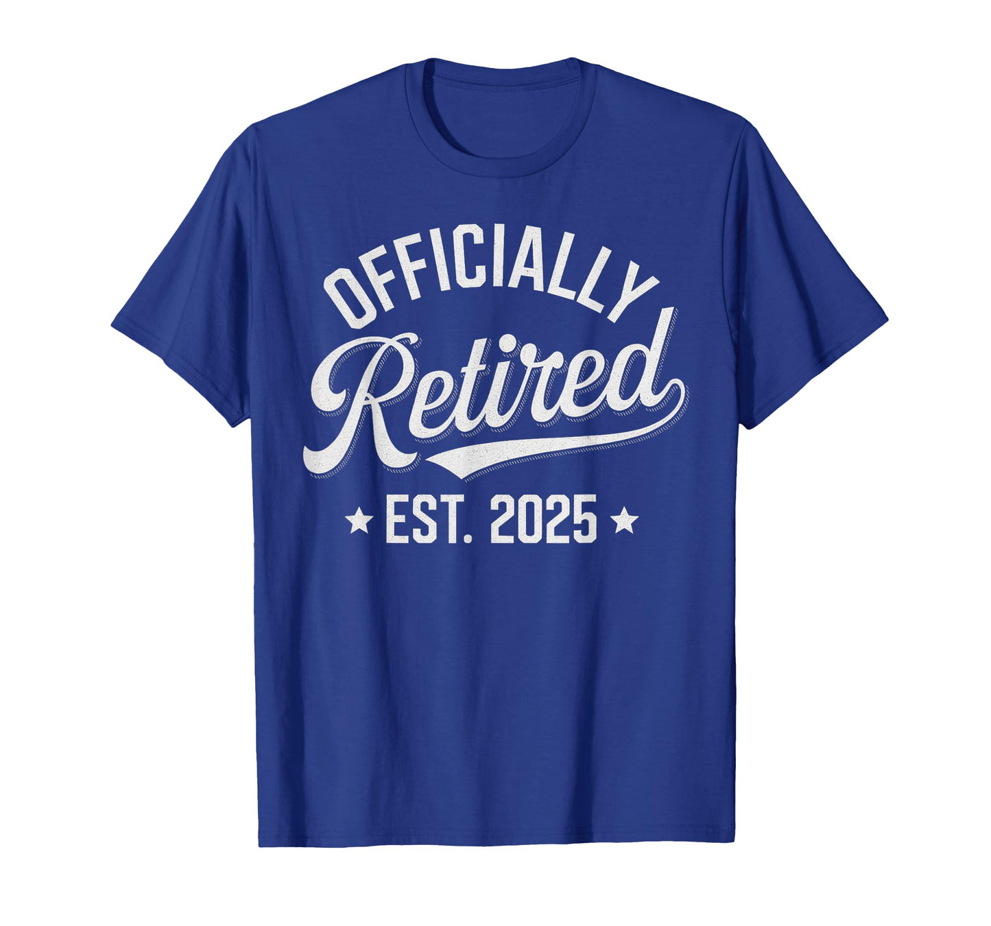 Vintage Retired 2025 Retro Retirement Men Women Humor T-Shirt