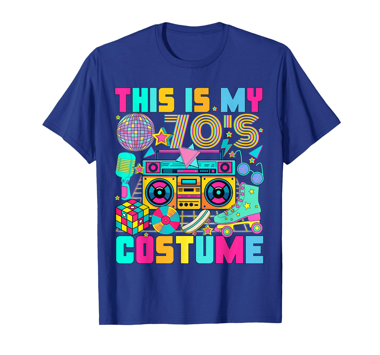 This is My 70s Costume 1970s Party 70's Outfit Men Women T-Shirt