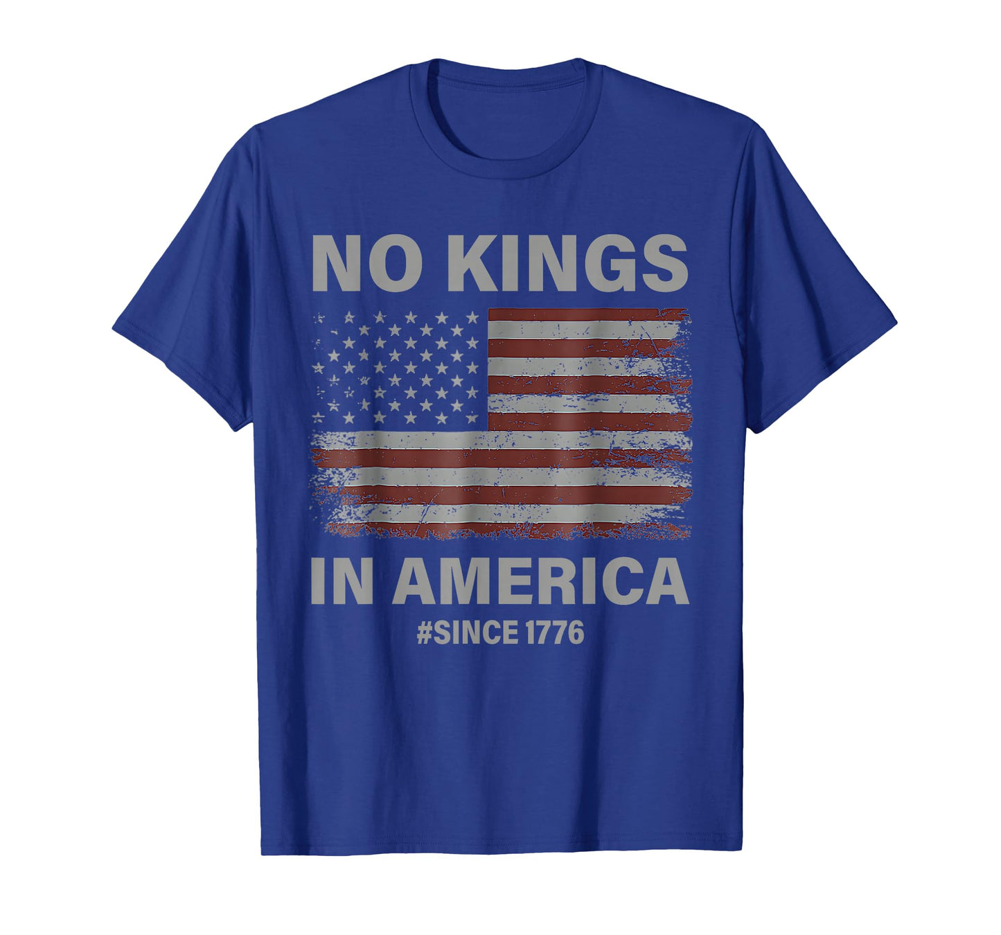 No Kings in America Since 1776 Vintage America Flag No Kings T-Shirt