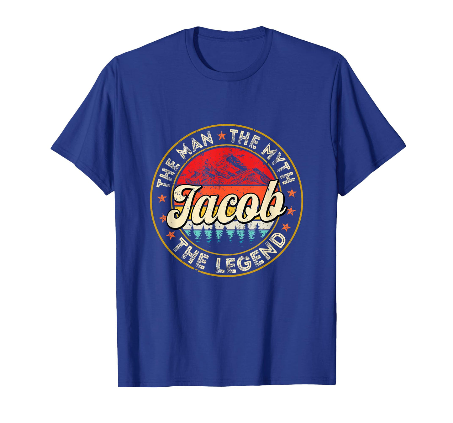 Jacob The Man The Myth The Legend Personalized Name T-Shirt