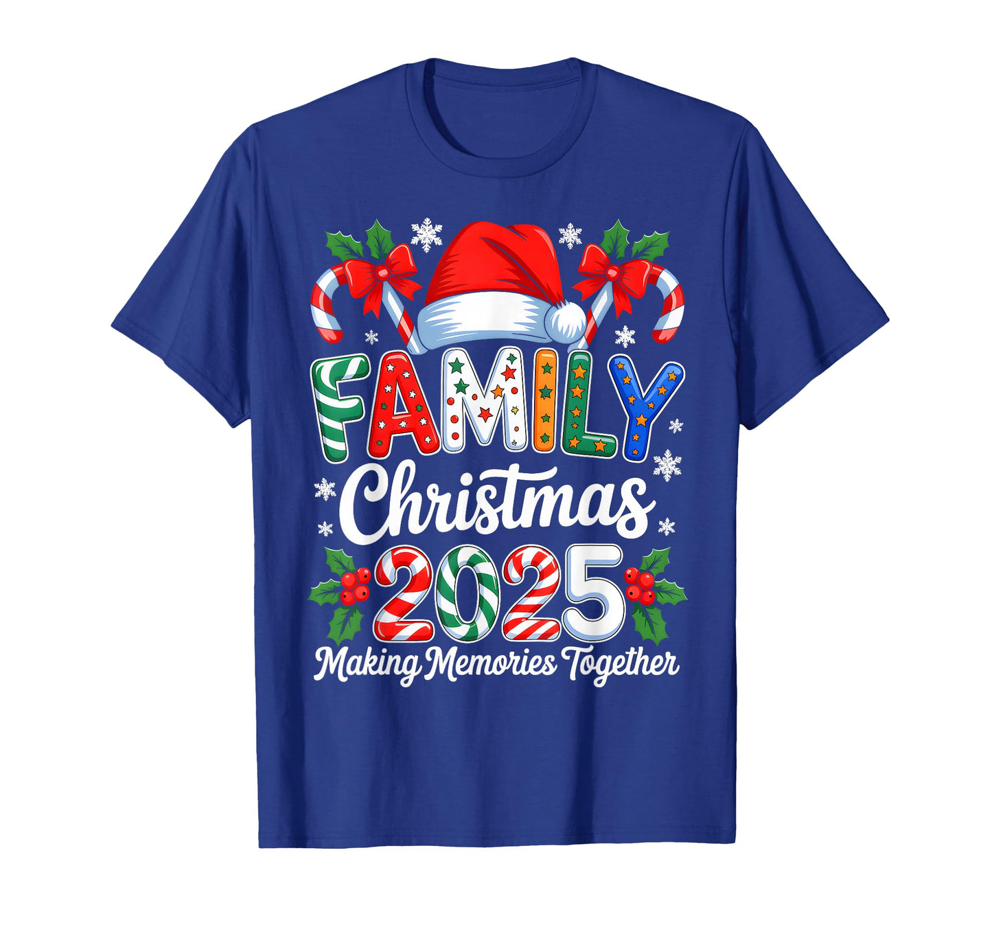 Family Christmas 2025 Matching Family Pajamas Xmas Squad T-Shirt