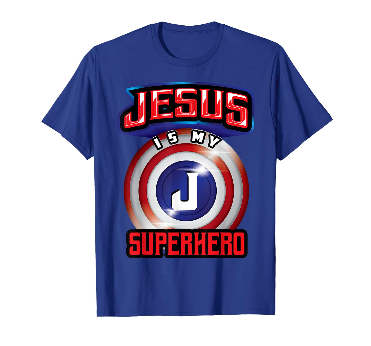 Jesus Is My Superhero | Cute Powerful Christian Gift T-Shirt