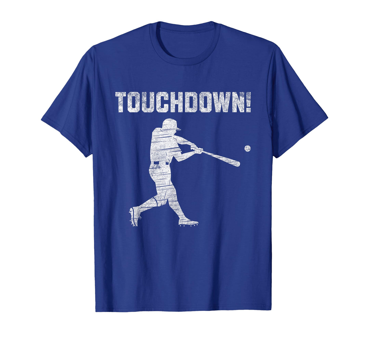 Touchdown Baseball Men Touch Down Funny Ironic Baseball Mens T-Shirt