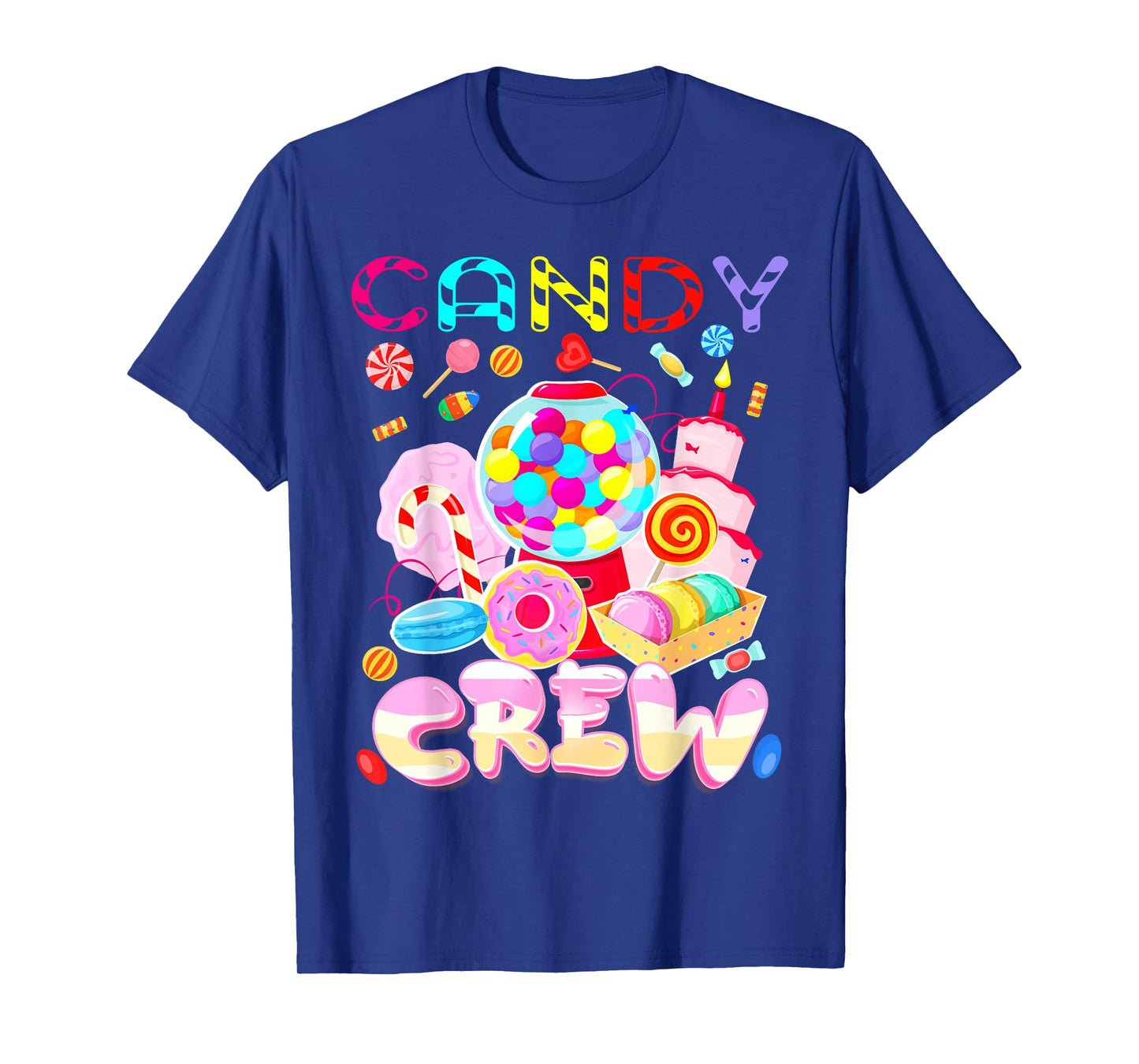 Candy Land Candy Crew Party Halloween Costumes Adult Women T-Shirt