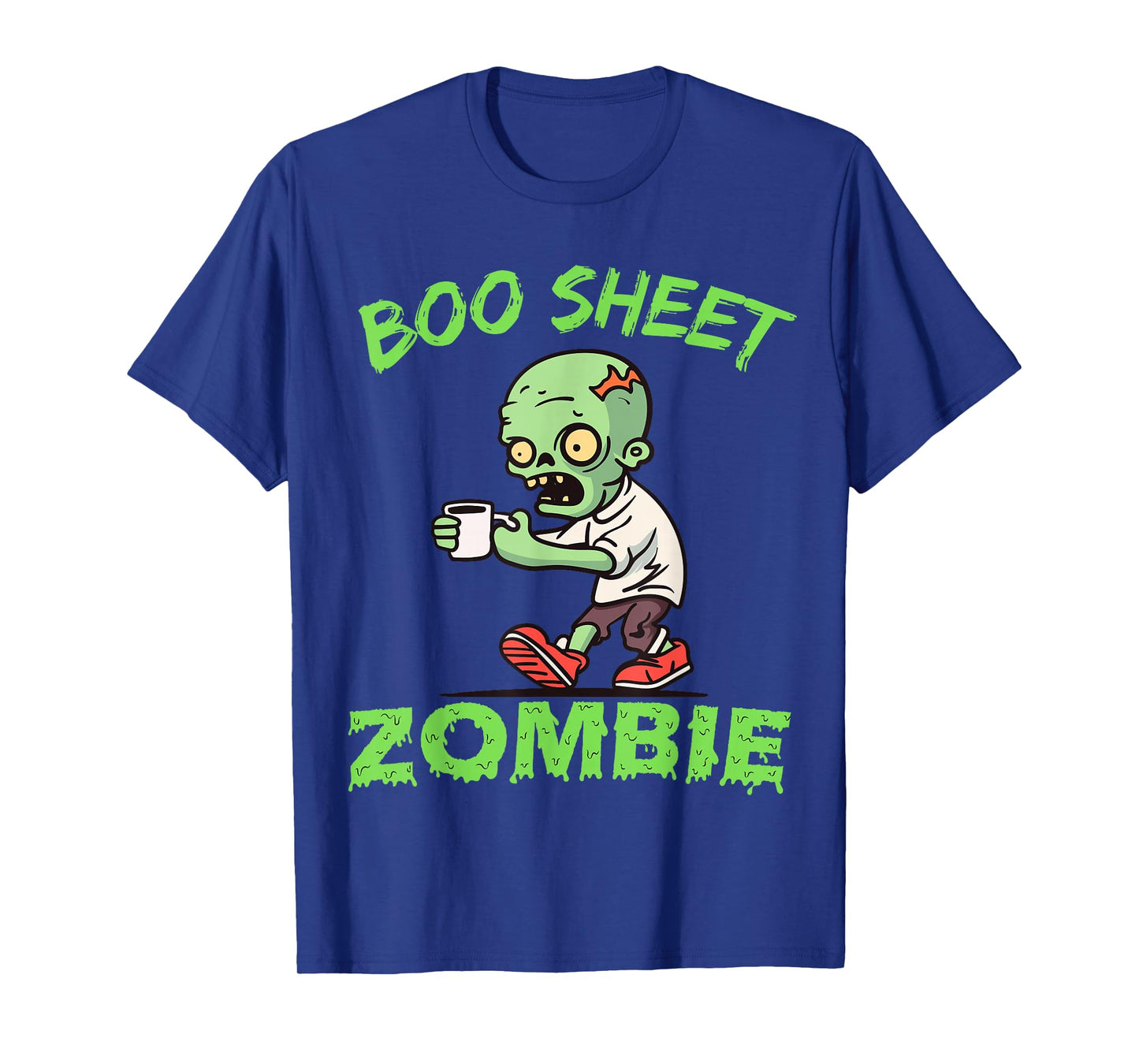 This is Boo Sheet Zombie Retro Halloween Costume Men Women T-Shirt