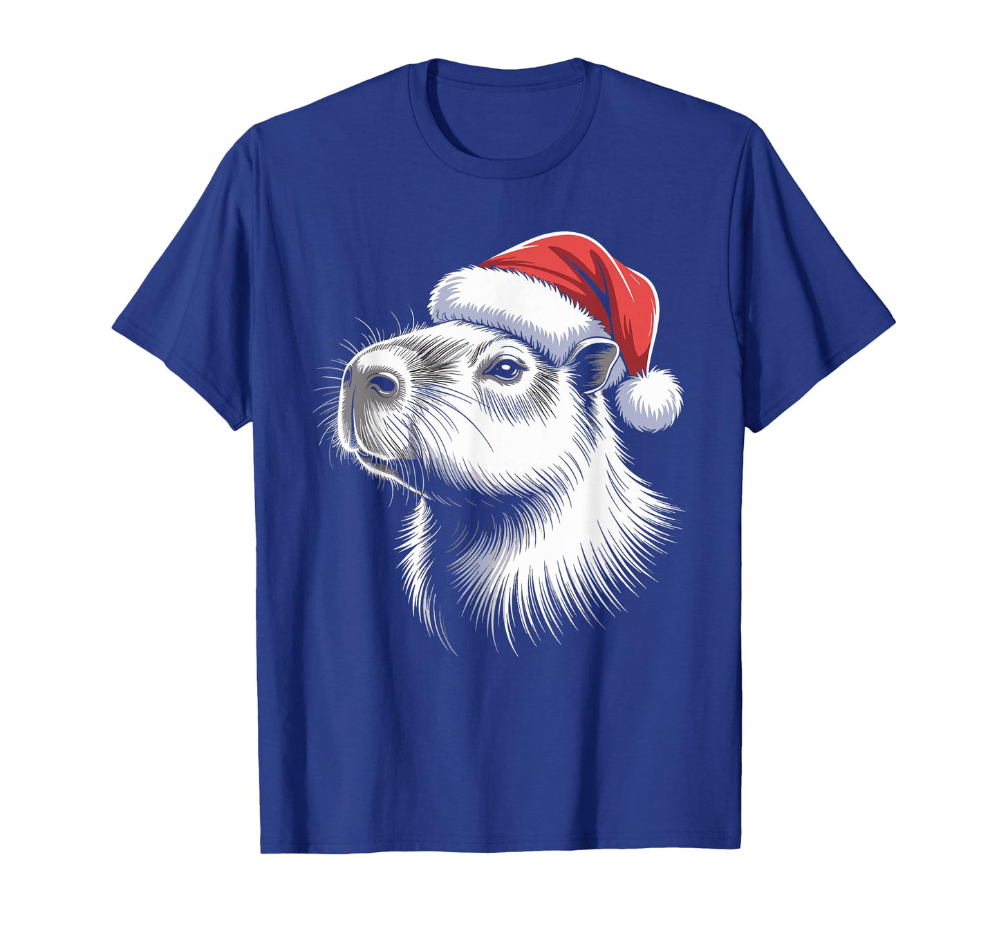 Capybara Santa Hat Christmas Xmas T-Shirt