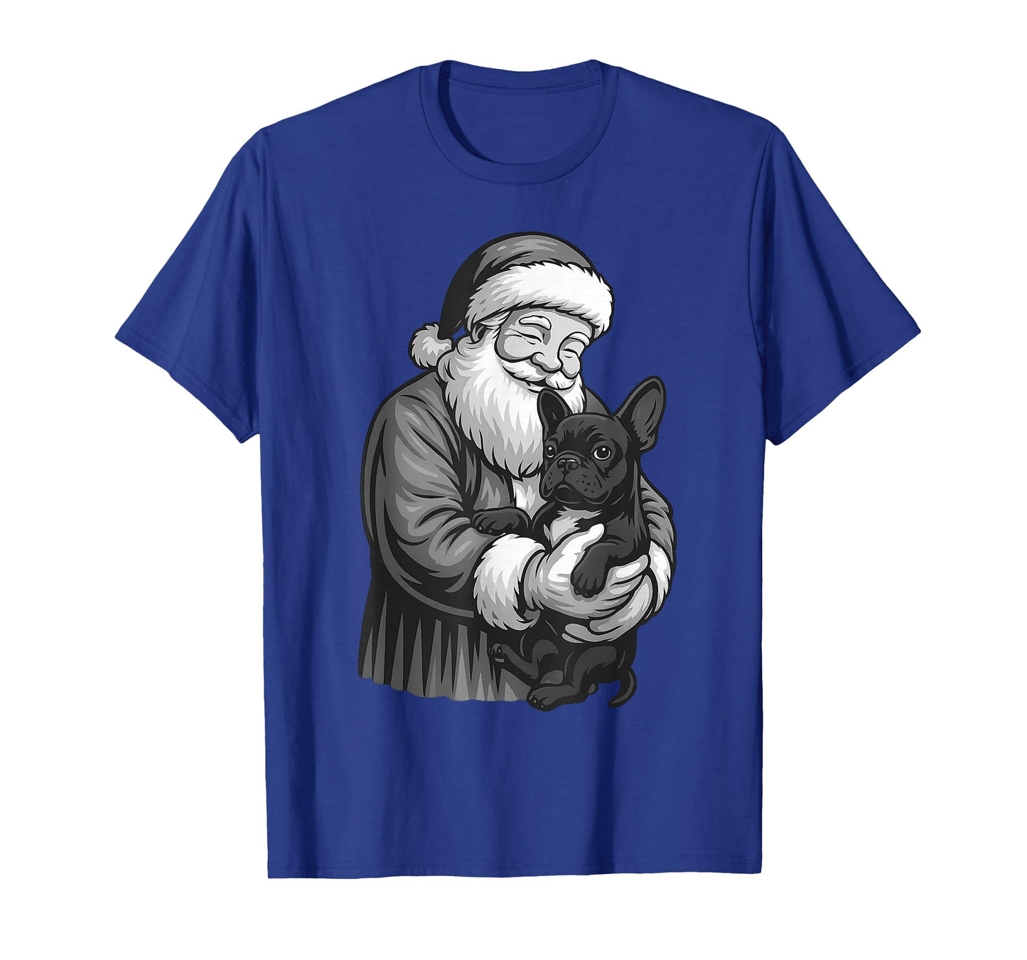 French Bulldog Santa Claus Christmas Dog Lover T-Shirt