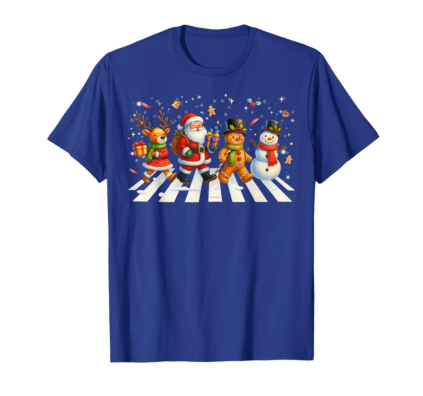 Funny Christmas Squad Santa Gingerbread Xmas Men Women Kid T-Shirt
