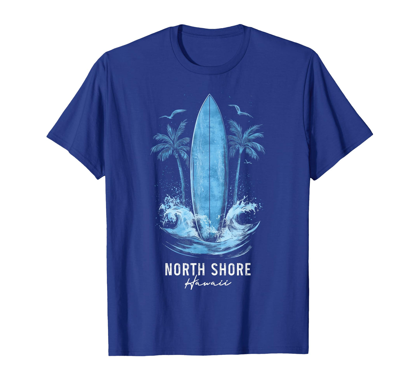 North Shore Oahu Hawaii Vintage Surf Beach Surfer Souvenir T-Shirt
