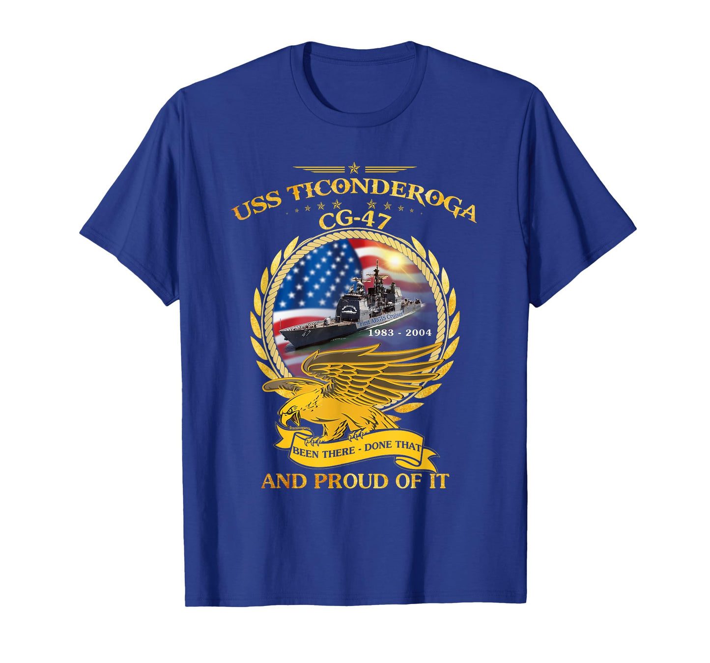 USS Ticonderoga (CG-47) 1983 - 2004 T-Shirt