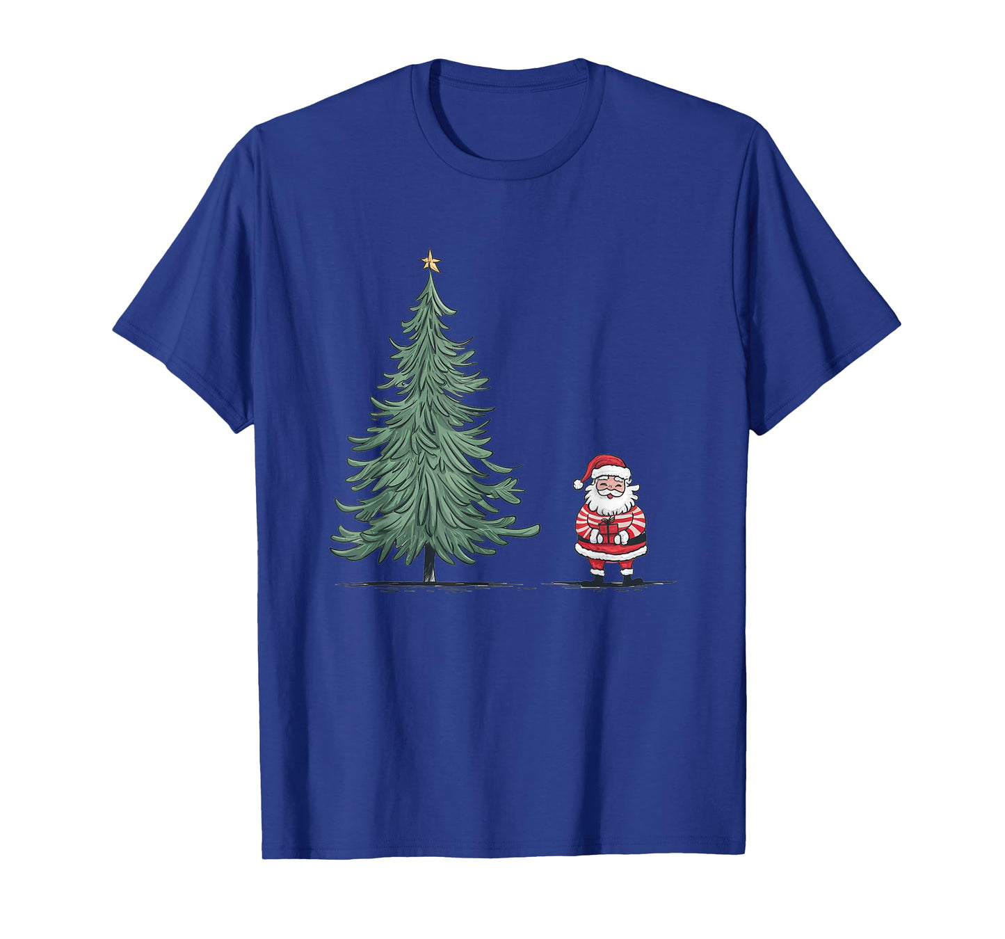 Oops I Forgot Santa Claus Christmas Tree T-Shirt